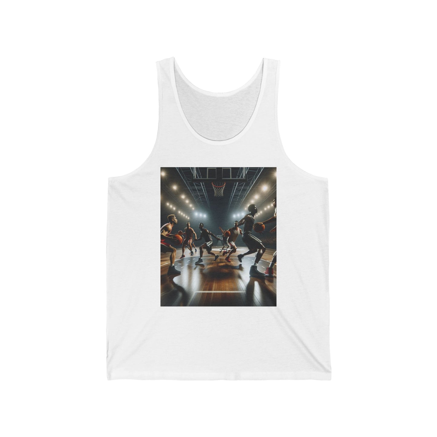 Basketball Unisex Jersey Tank Top - Perfect for Festivals & Casual Wear