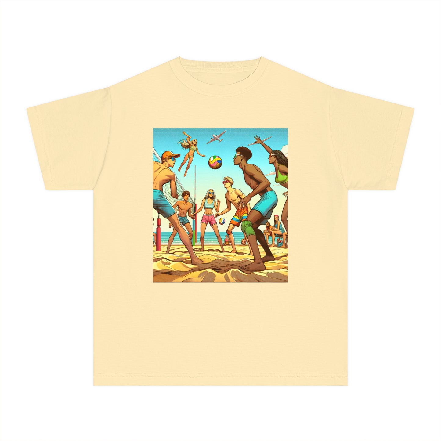 Volleyball Youth Midweight Tee