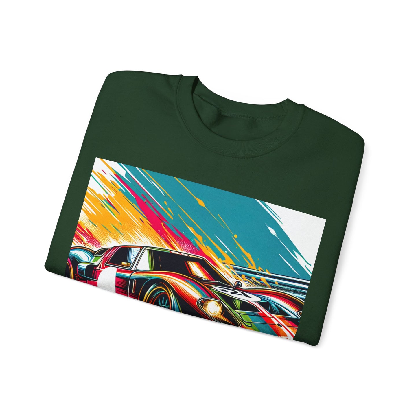 Race Car Crewneck Sweatshirt | Racing Apparel, Unisex Sweatshirt, Nascar Gift, Motorsports Clothing, Car Enthusiasts Sweatshirt