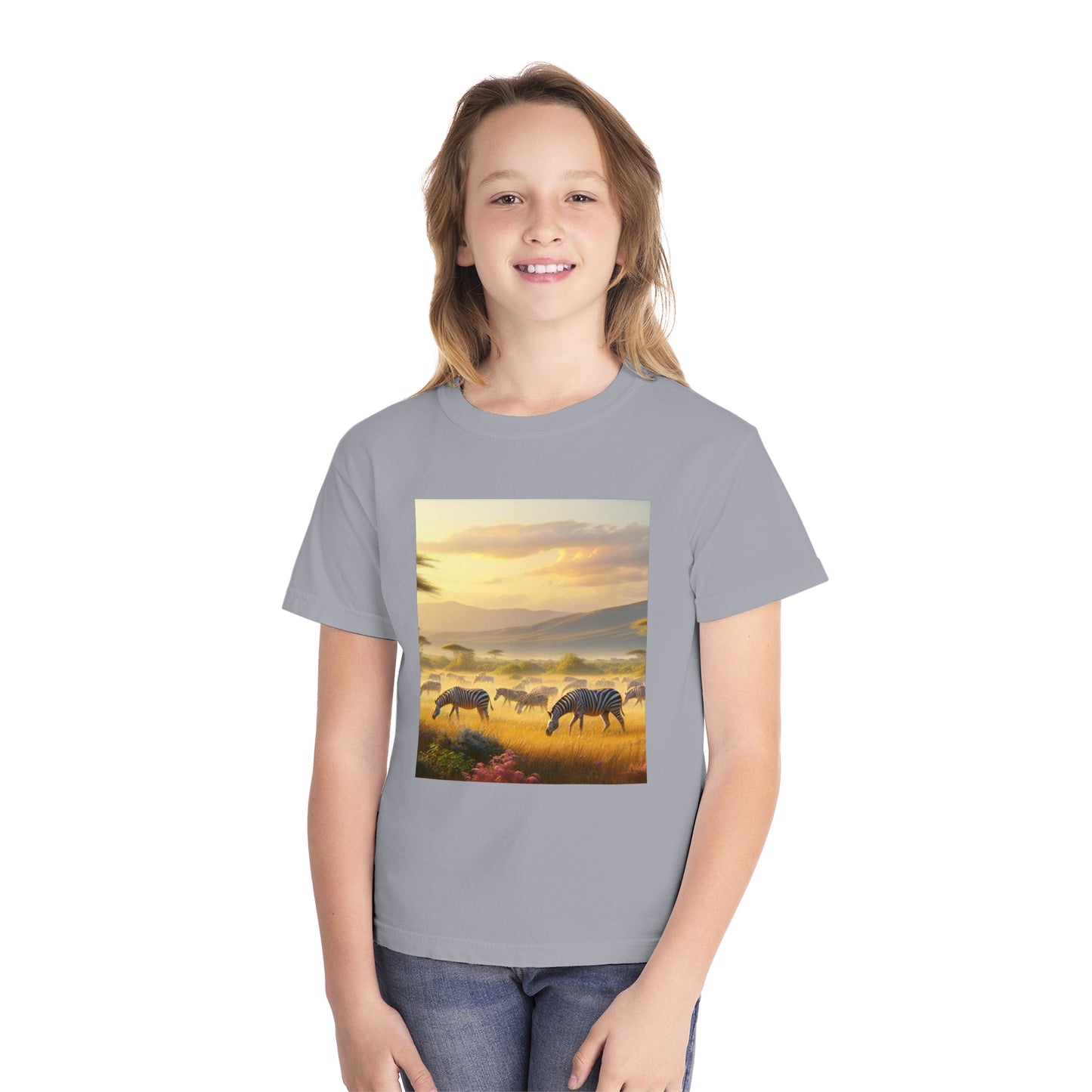 Zebras Youth Midweight Tee