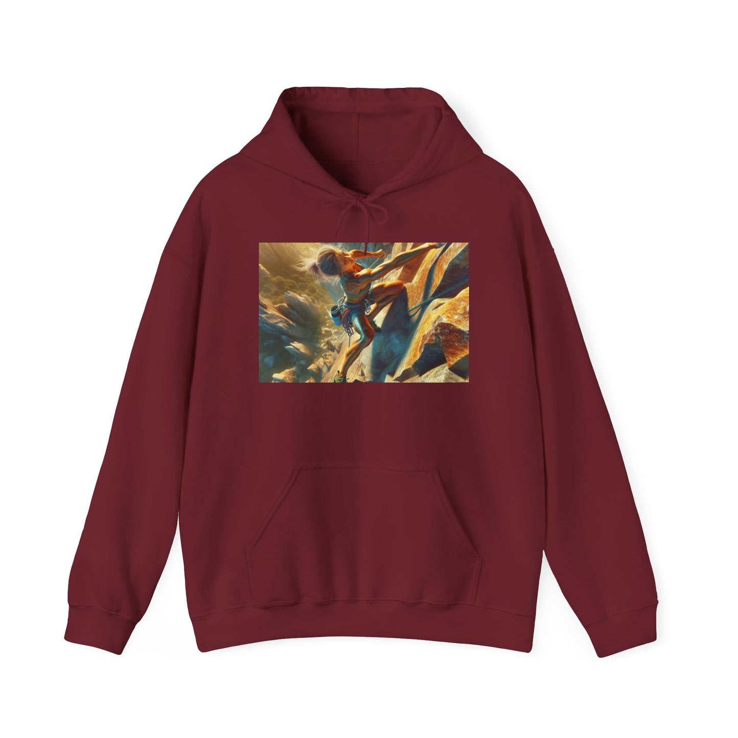 Rock Climbing Unisex Hoodie - Sports Team Vibes