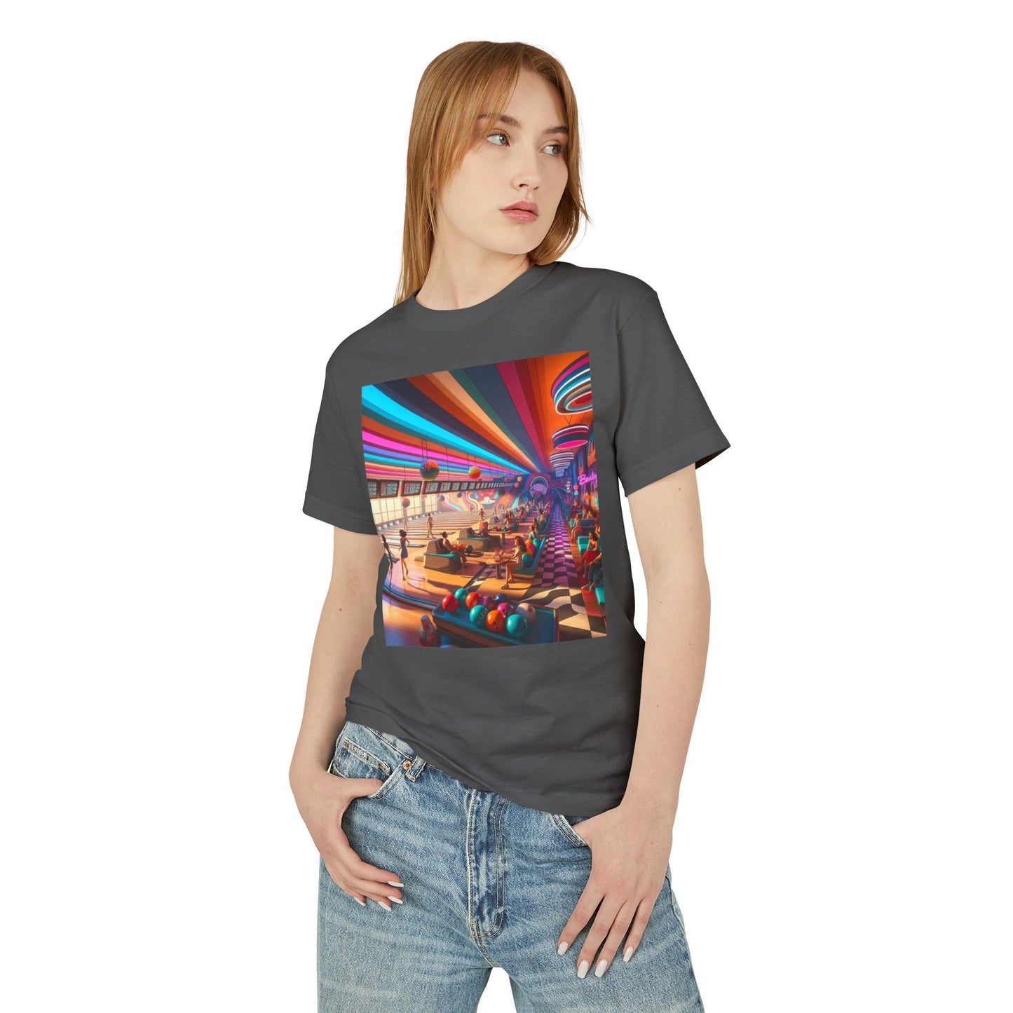 Bowling Heavyweight Tee - Unisex Garment-Dyed Shirt