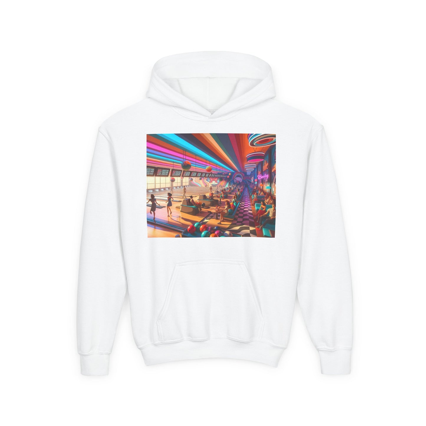 Bowling Youth Heavy Blend Hooded Sweatshirt