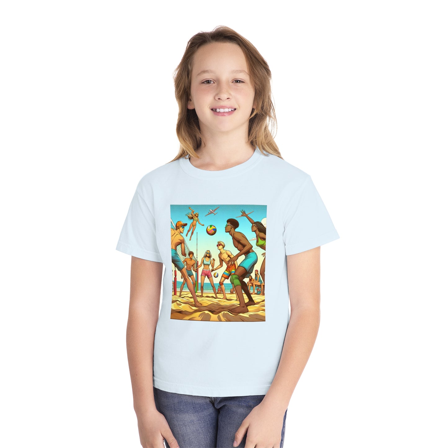Volleyball Youth Midweight Tee