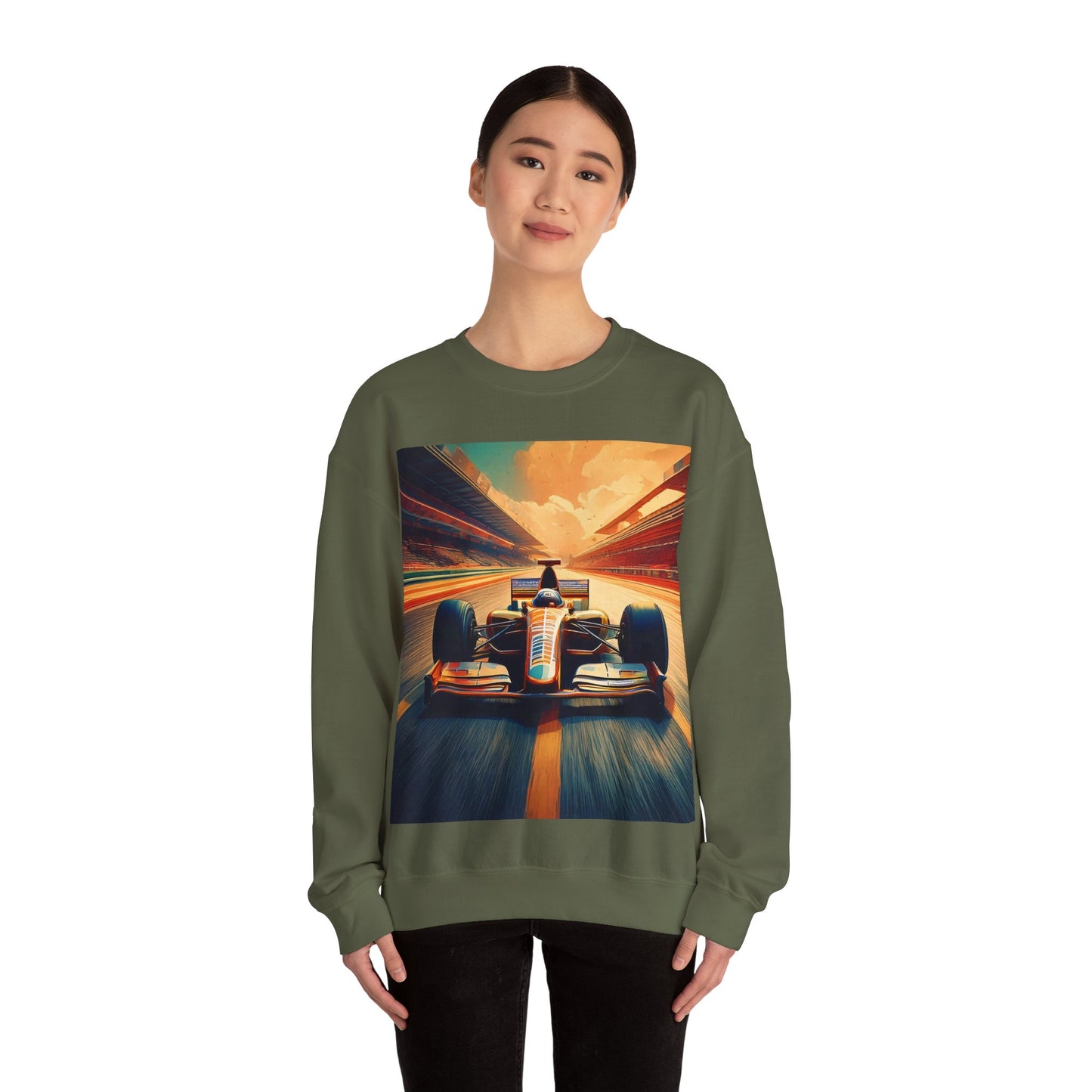 Race Car Crewneck Sweatshirt | Racing Apparel, Unisex Sweatshirt, F1 Gift, Motorsports Clothing, Car Enthusiasts Sweatshirt