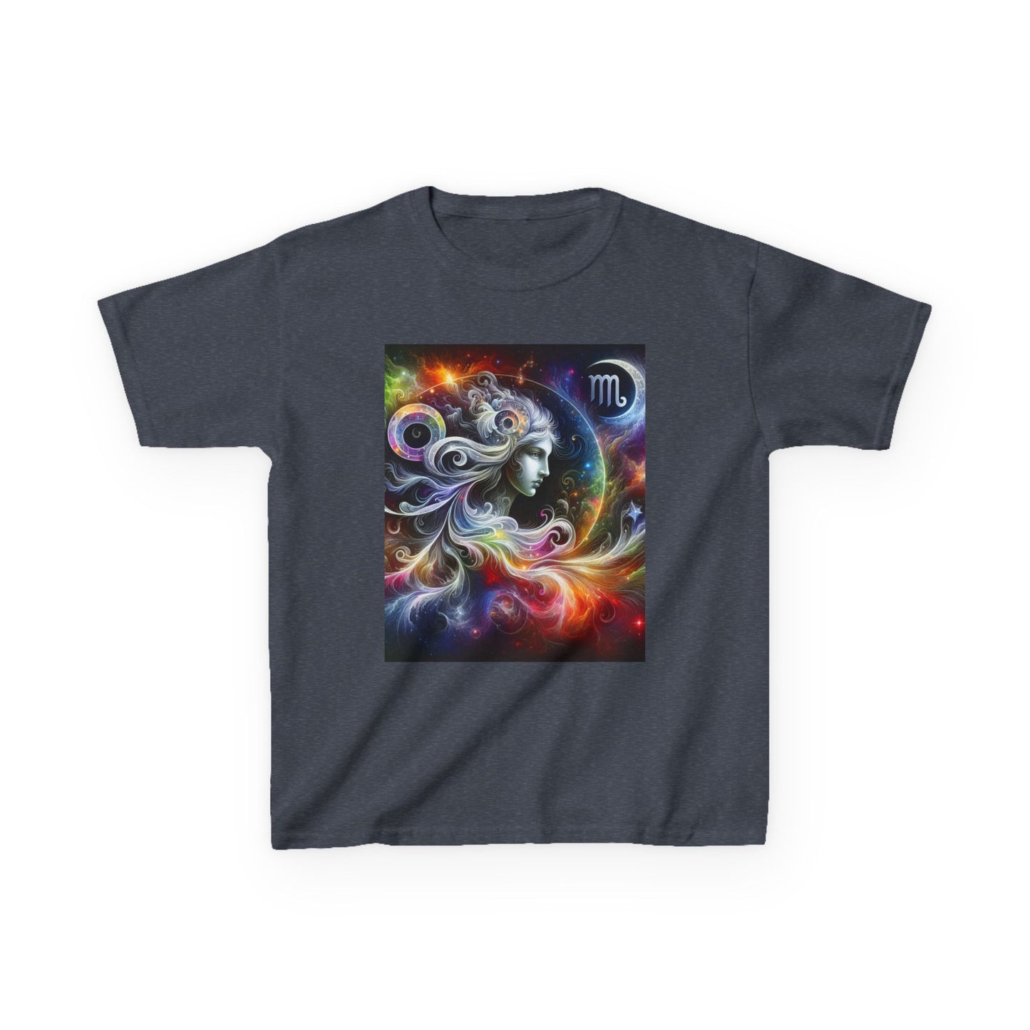 Virgo Horoscope Kids Tee - Cosmic Zodiac T-Shirt for Astrology Lovers, Birthday Gift, Everyday Wear, Reference Guide, Unique Design