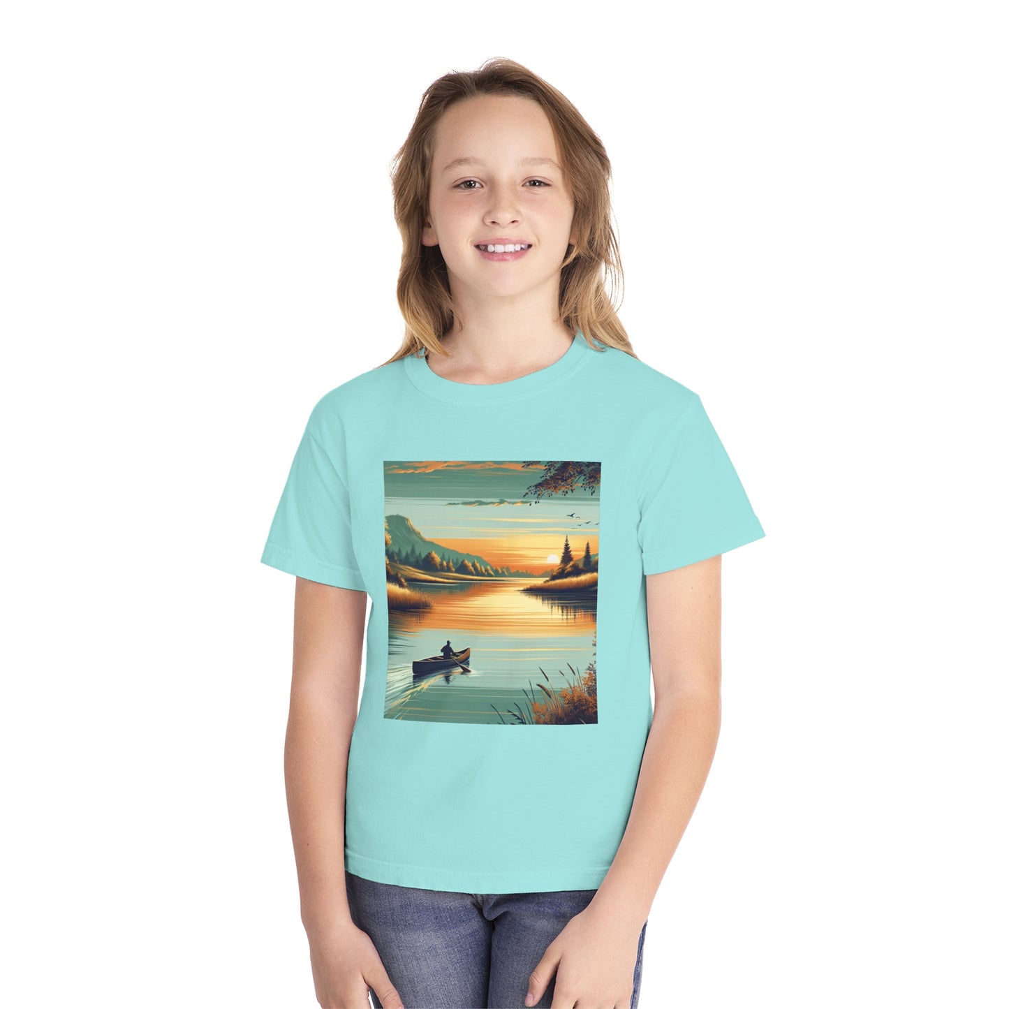 Canoeing Youth Midweight Tee
