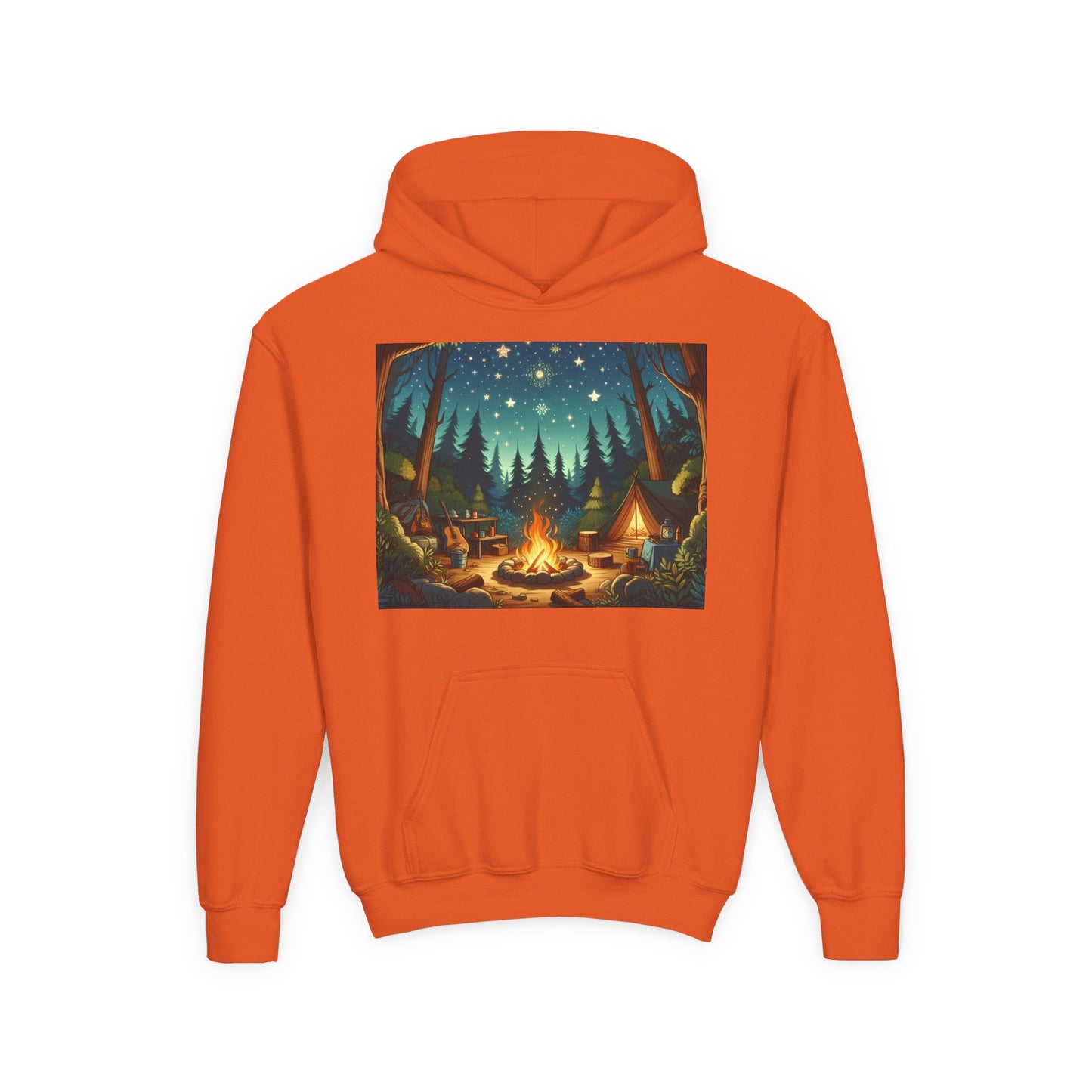 Camping Youth Hoodie - Heavy Blend Sweatshirt