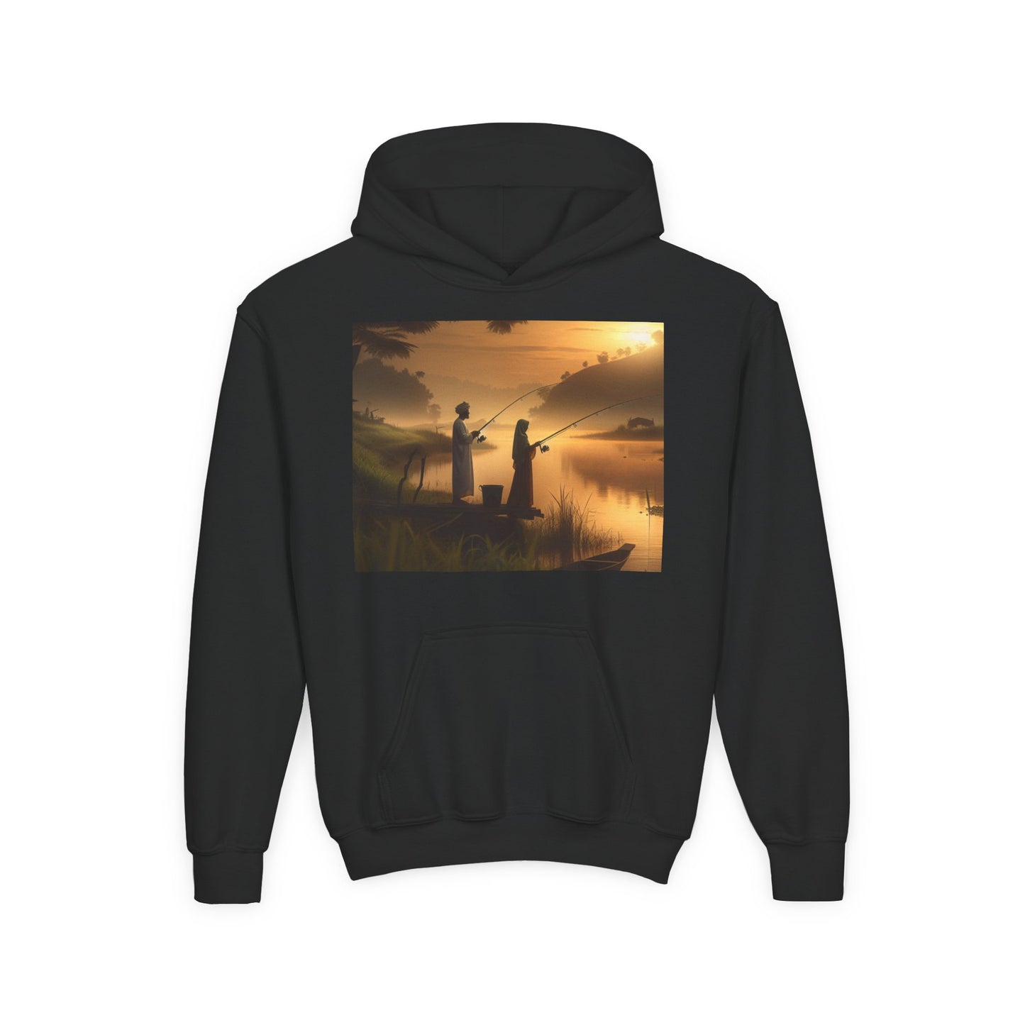 Fishing Youth Hoodie - Heavy Blend Sweatshirt