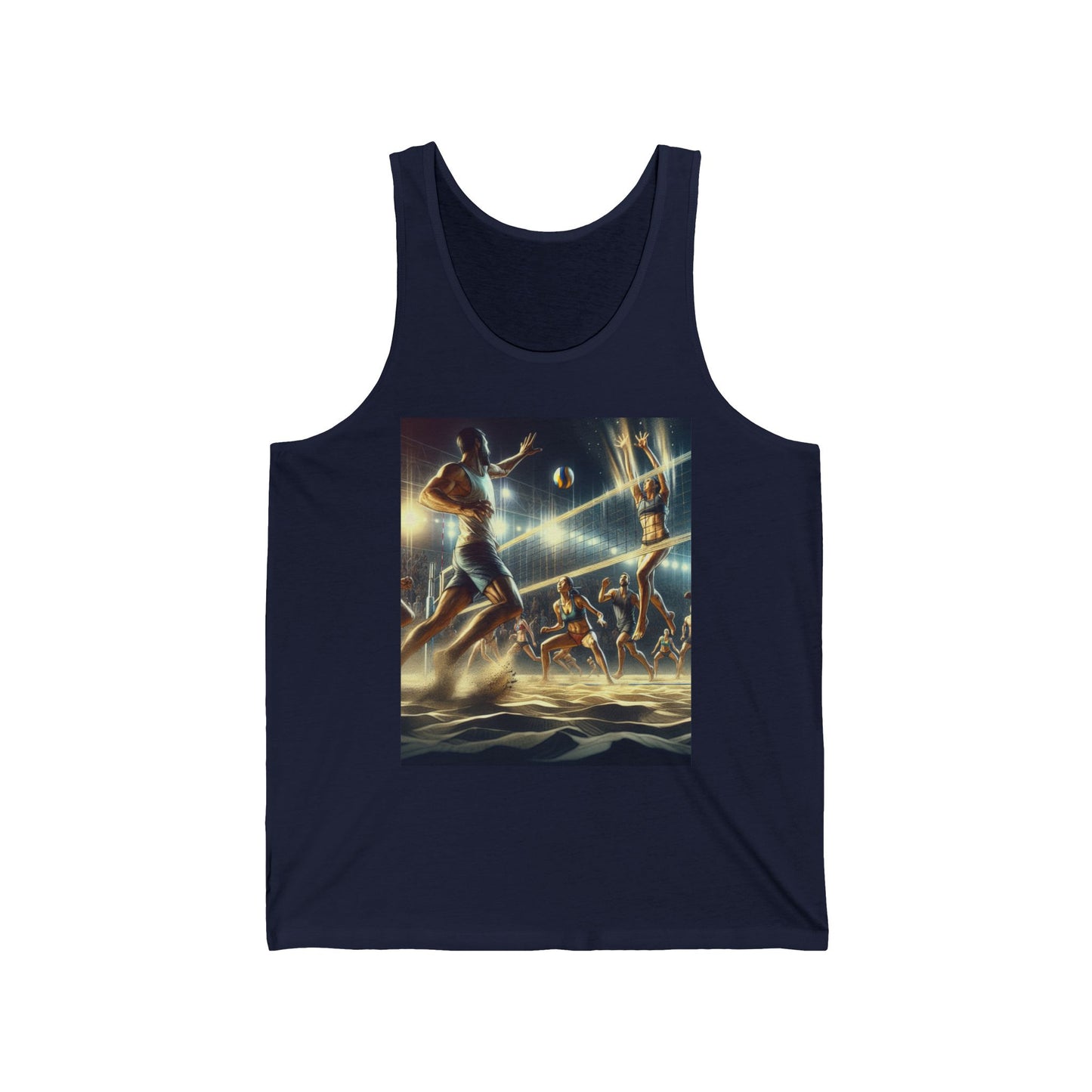 Volleyball Unisex Jersey Tank Top - Perfect for Festivals & Casual Wear