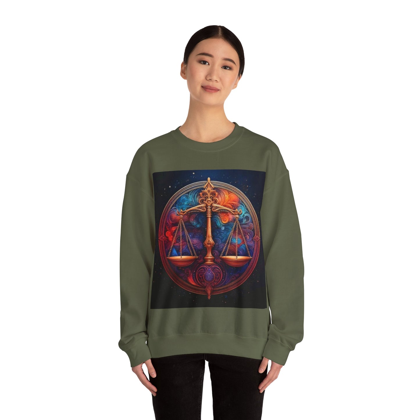 Libra Crewneck Sweatshirt | Zodiac Apparel, Unisex Sweatshirt