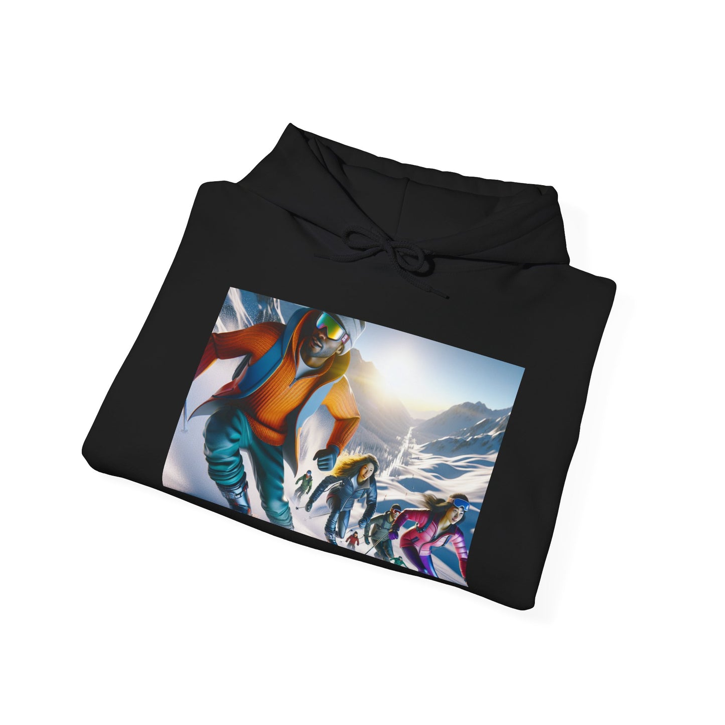 Skiing Unisex Hoodie - Sports Team Vibes
