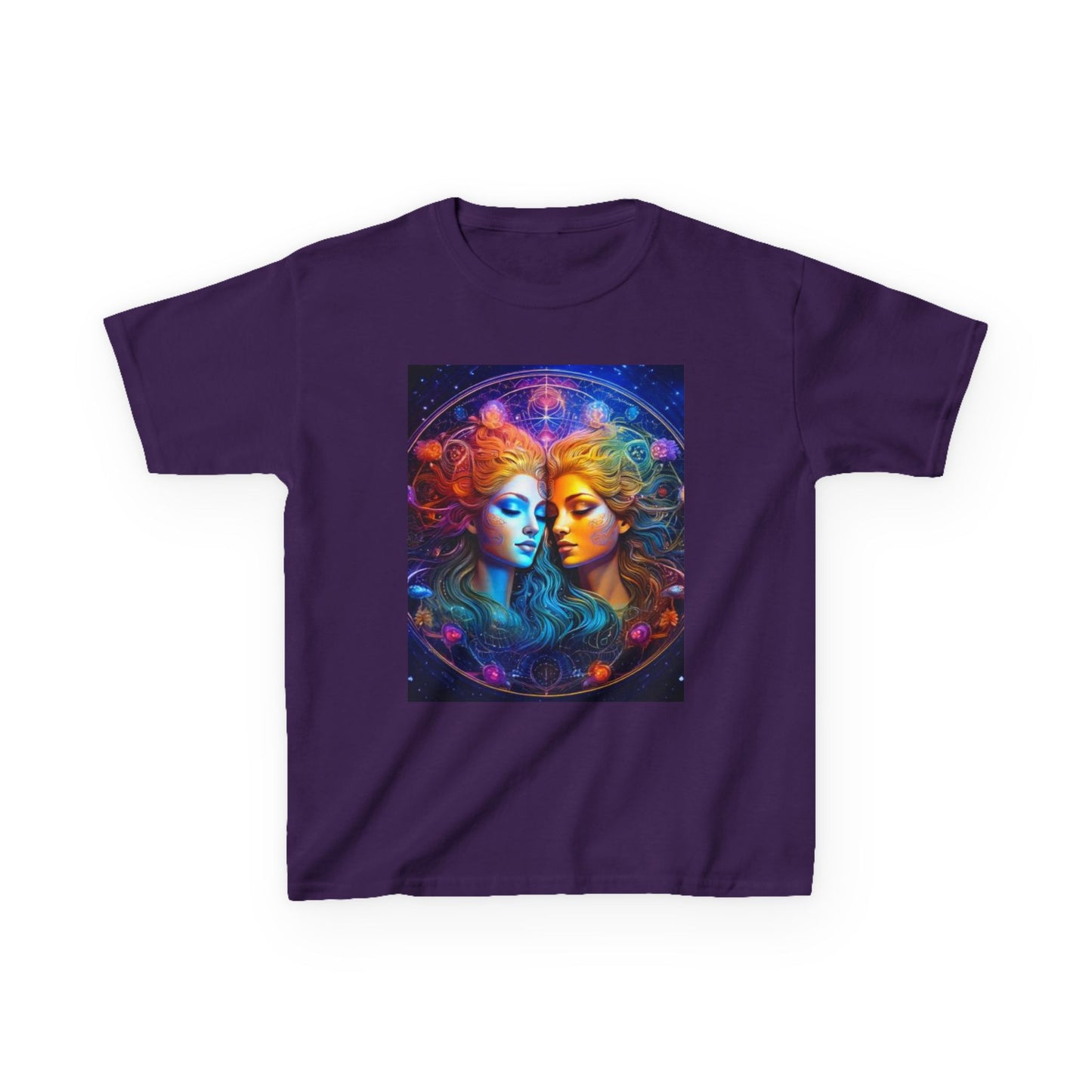 Gemini Horoscope Kids Tee - Cosmic Zodiac T-Shirt for Astrology Lovers, Birthday Gift, Everyday Wear, Reference Guide, Unique Design