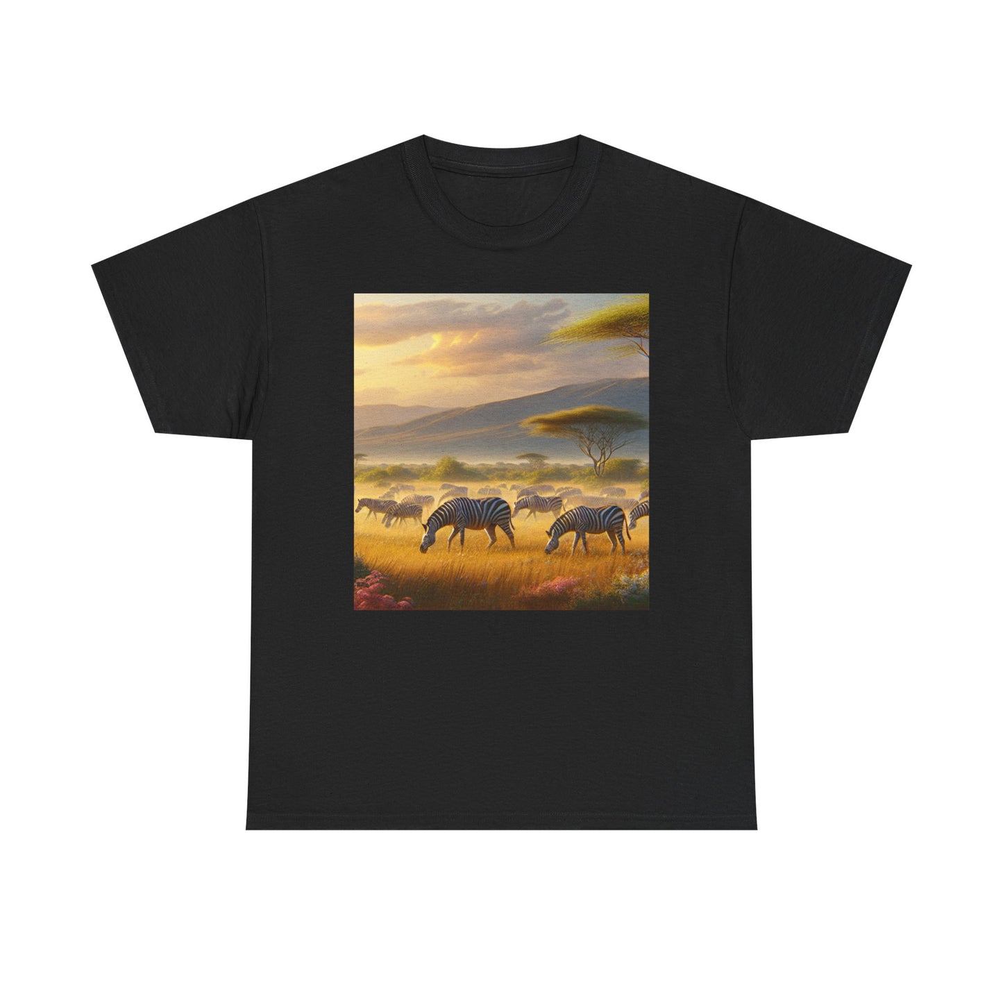 Zebras Women's Heavy Cotton Tee