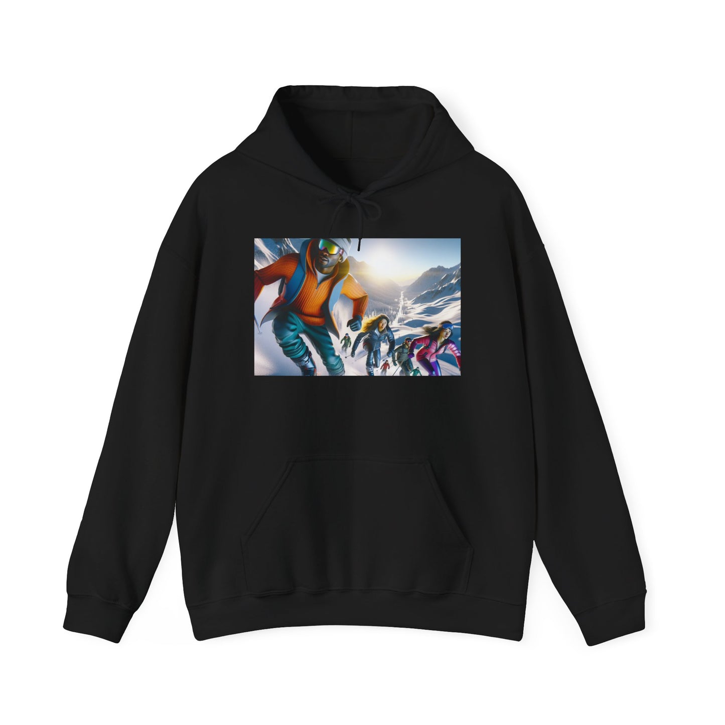 Skiing Unisex Hoodie - Sports Team Vibes