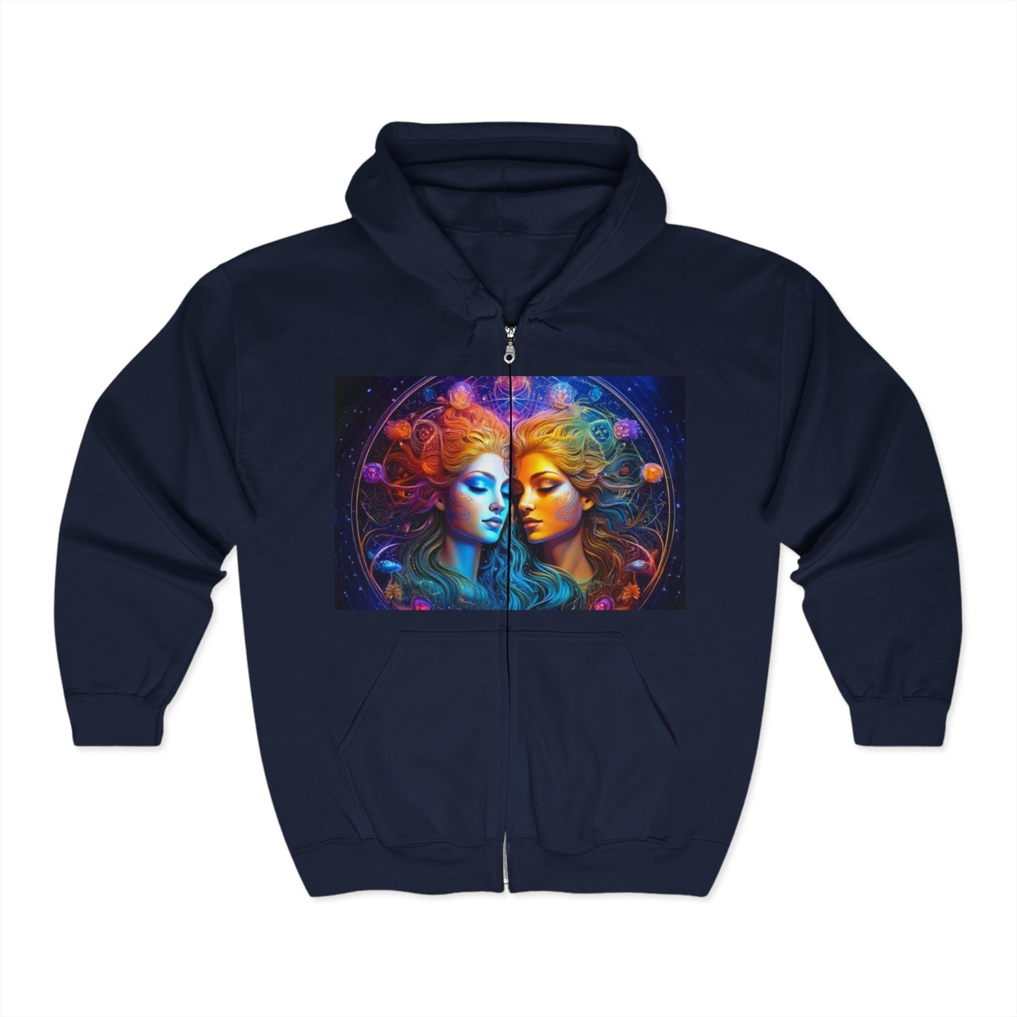Gemini Unisex Heavy Blend™ Full Zip Hooded Sweatshirt