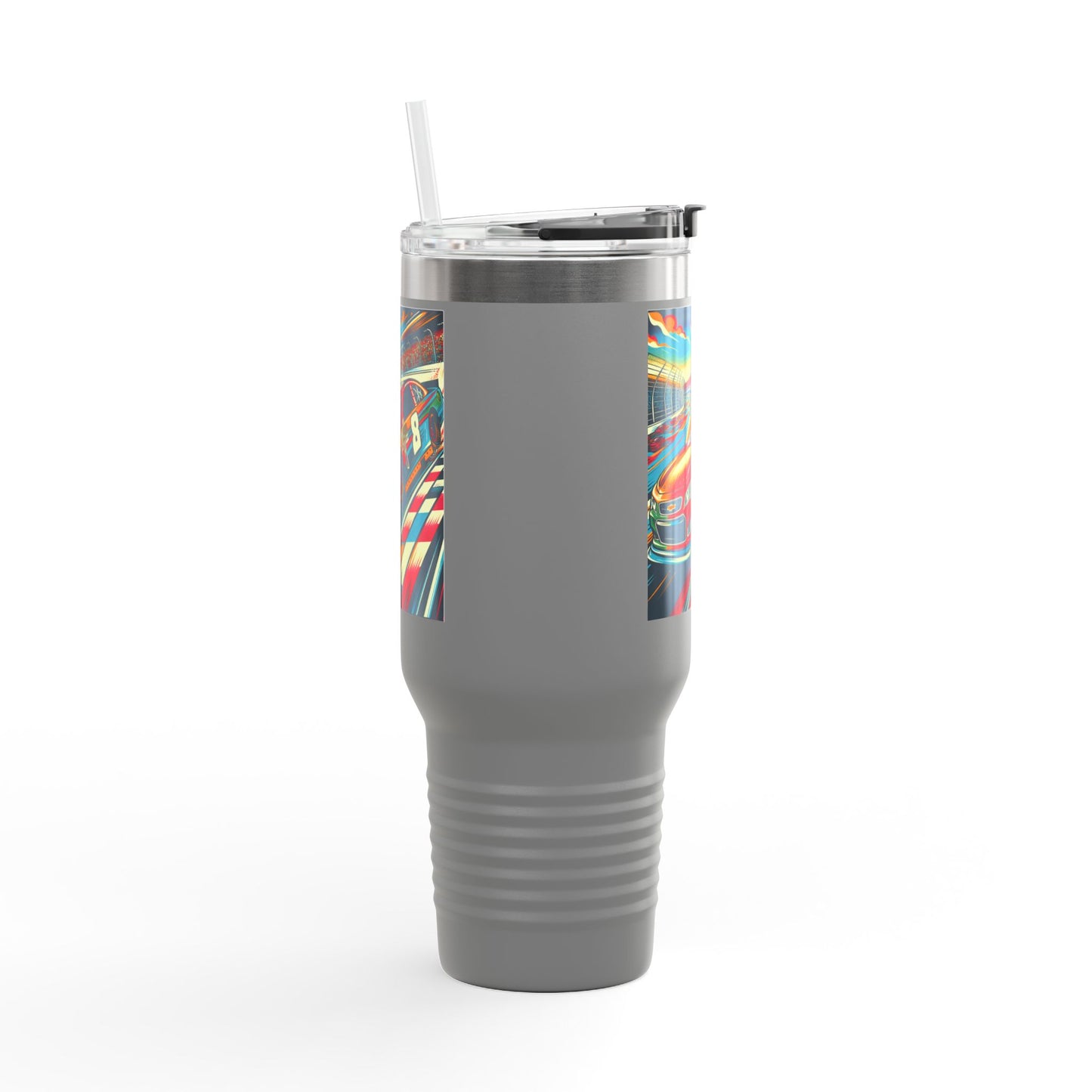 Vintage NASCAR Insulated Travel Mug, 40oz, Perfect for Fans, Sports Events, Coffee, Tea, Water