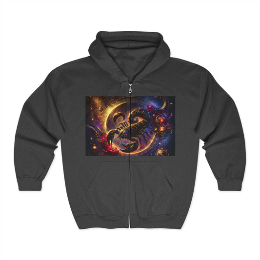 Scorpio Unisex Heavy Blend™ Full Zip Hooded Sweatshirt