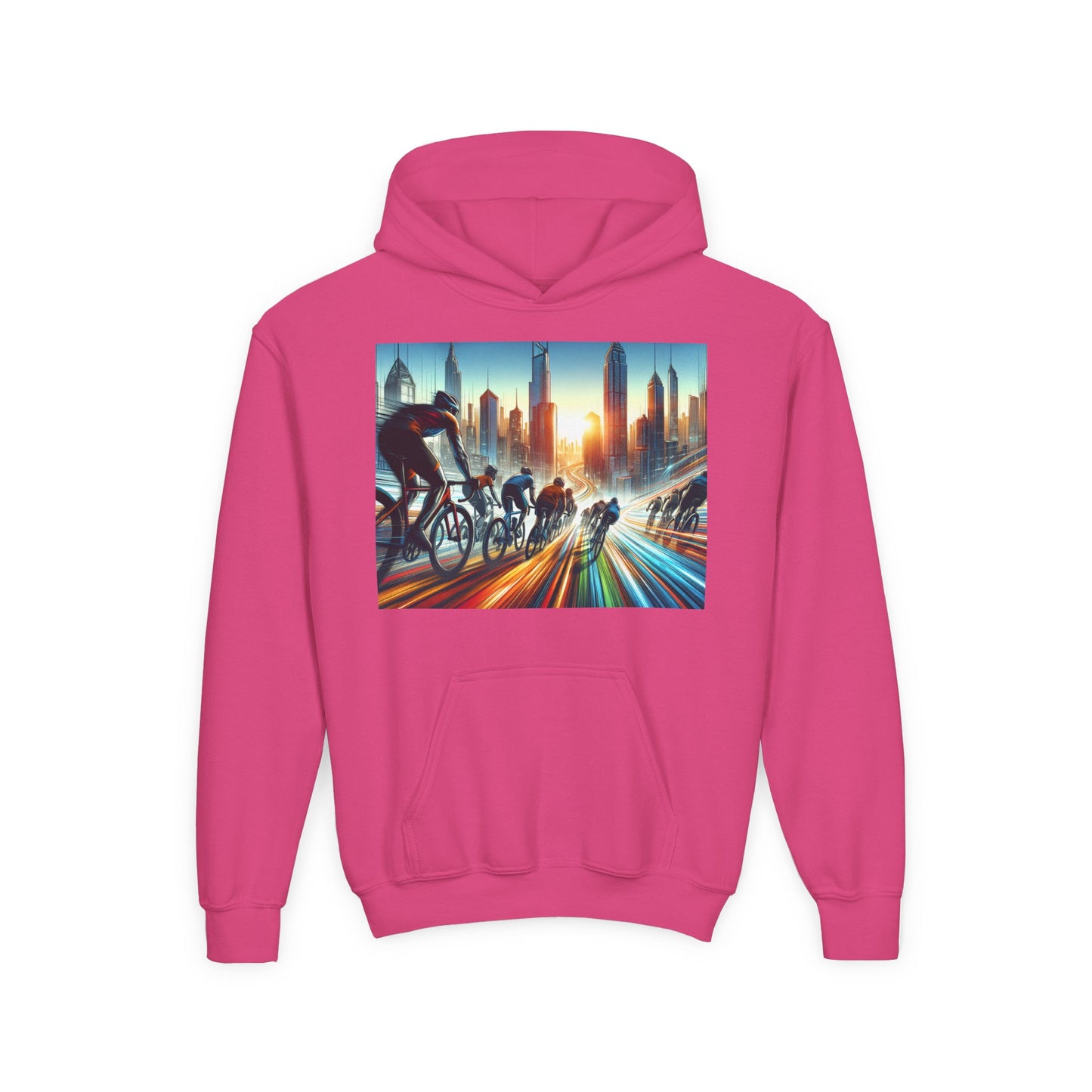 Cycling Youth Hoodie - Heavy Blend Sweatshirt