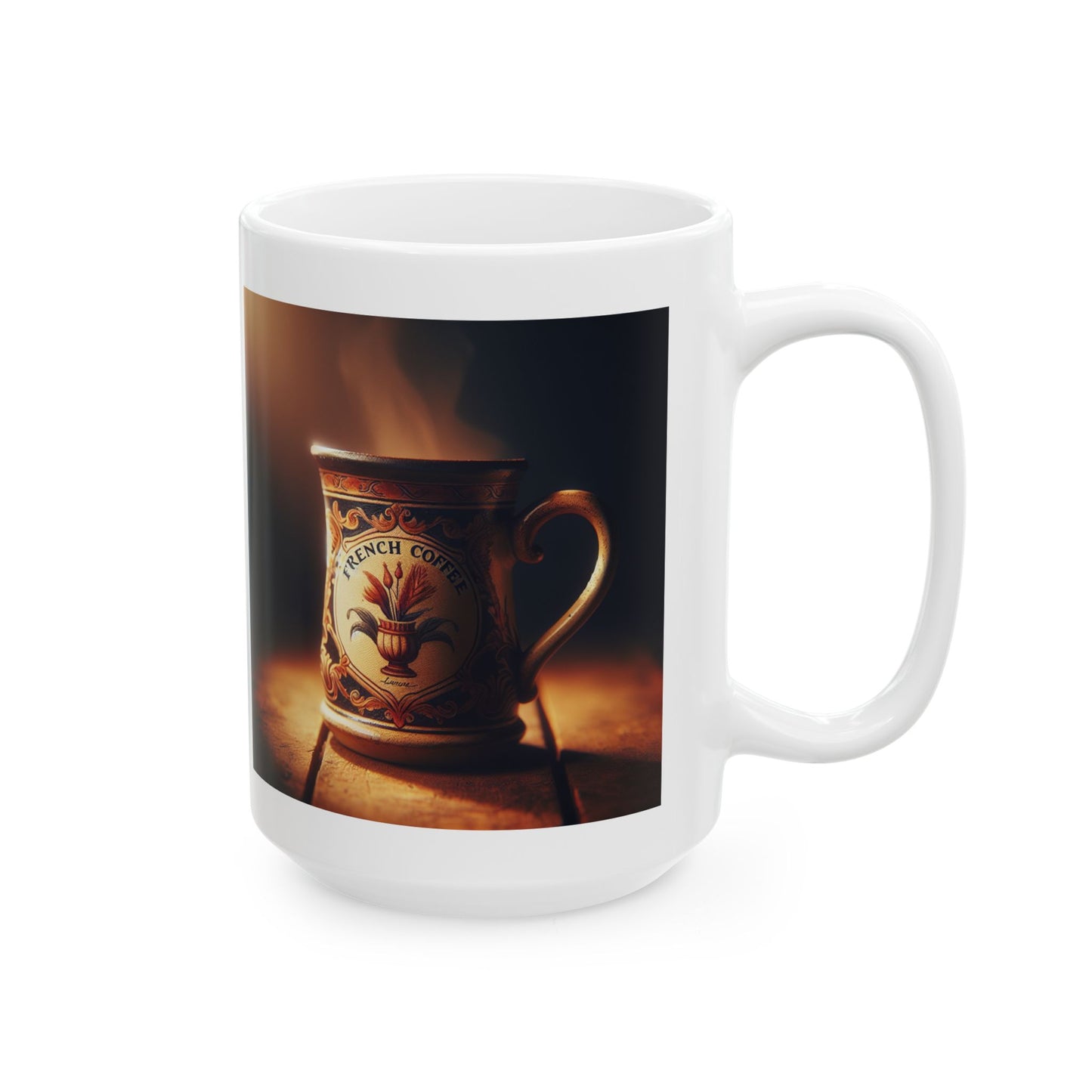 Grand French Coffee Ceramic Recipe Mug