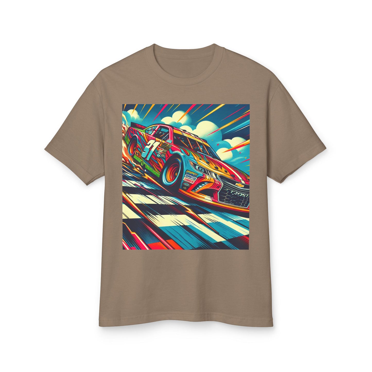 Nascar 31 Heavyweight Tee - Unisex Garment-Dyed Shirt