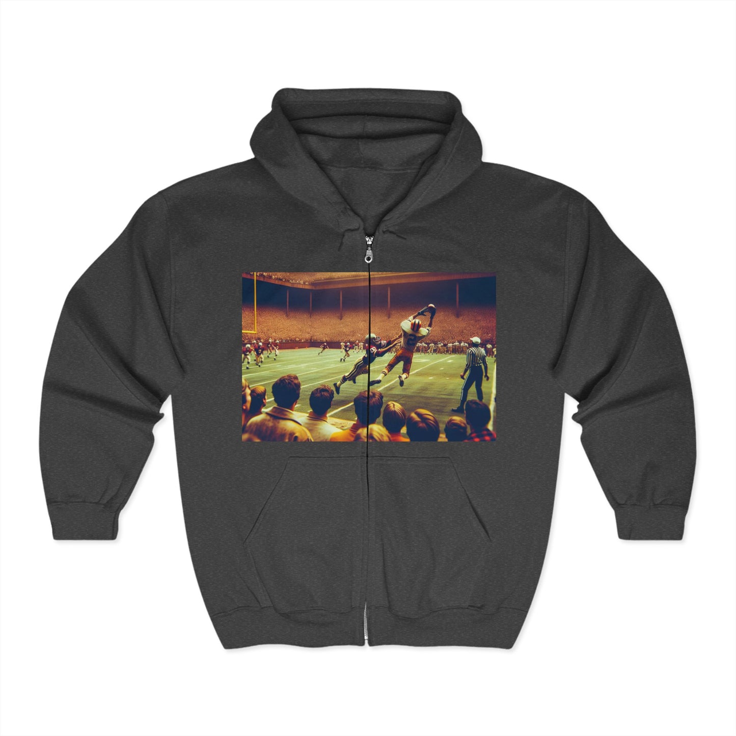 Football Unisex Heavy Blend™ Full Zip Hooded Sweatshirt