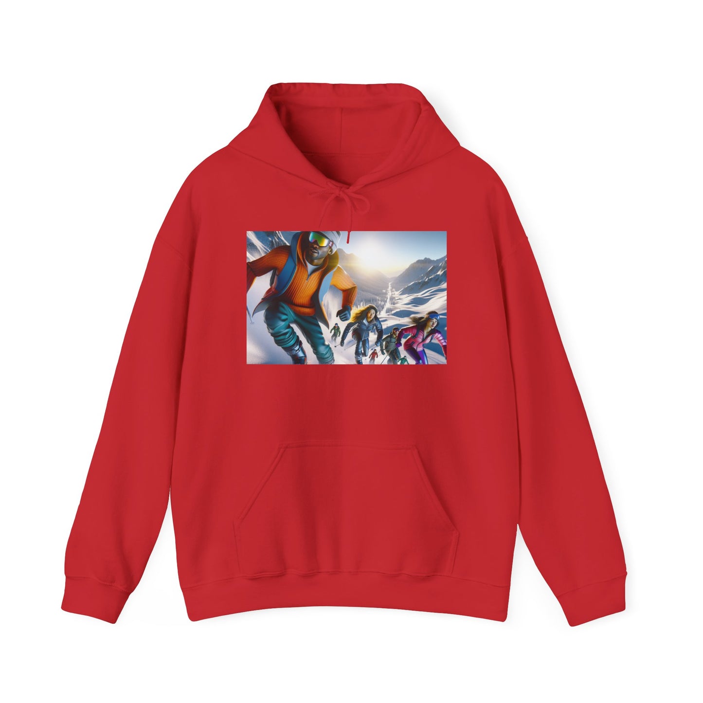 Skiing Unisex Hoodie - Sports Team Vibes