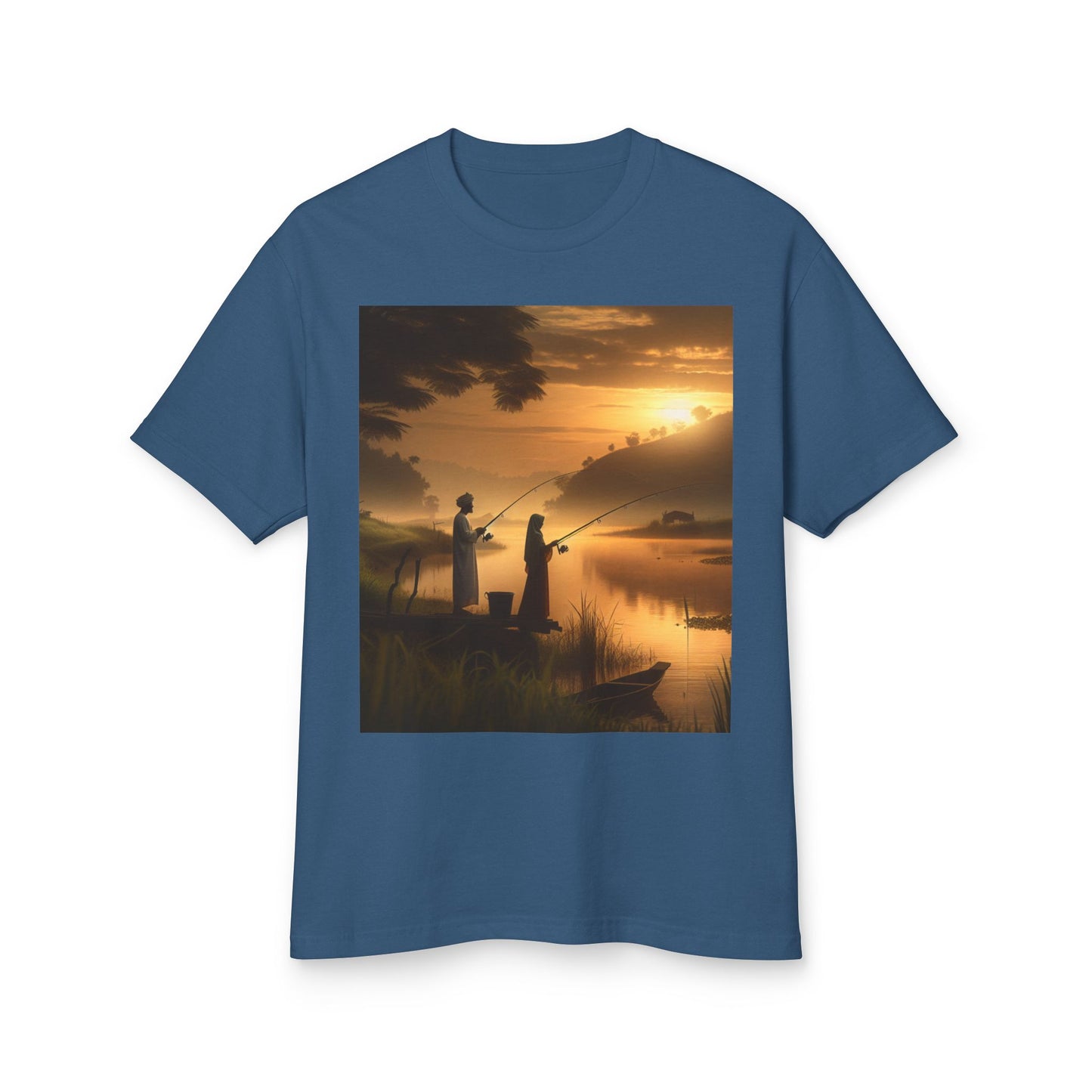 Fishing Heavyweight Tee - Unisex Garment-Dyed Shirt