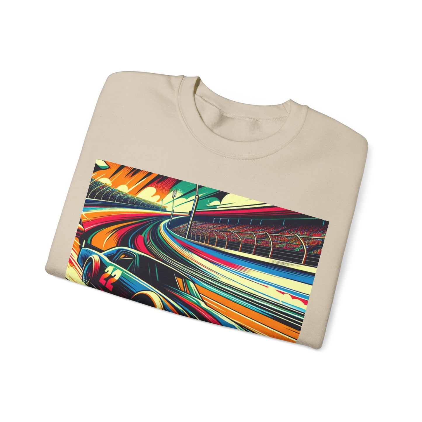 Race Car Crewneck Sweatshirt | Racing Apparel, Unisex Sweatshirt, NASCAR Gift, Motorsports Clothing, Car Enthusiasts Sweatshirt