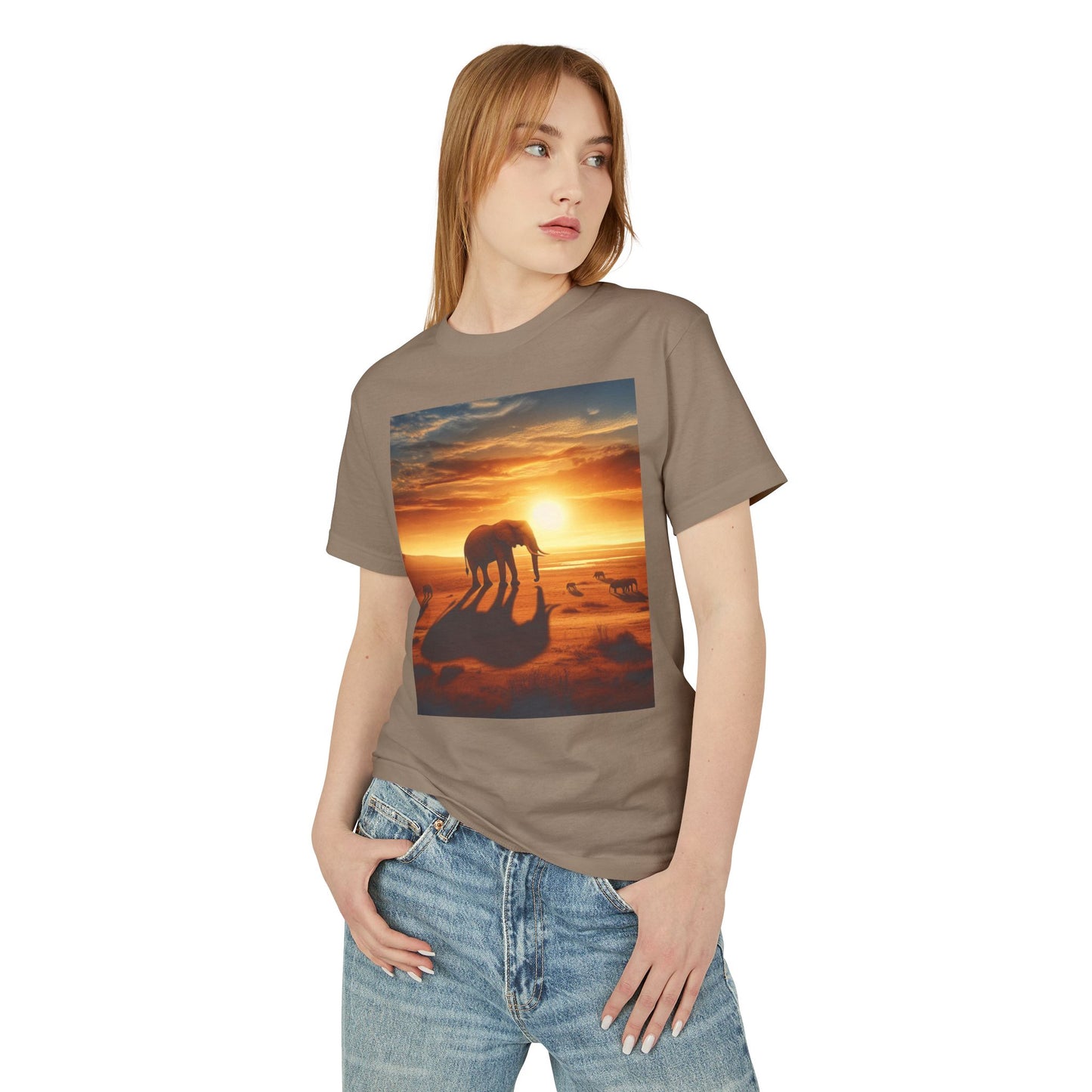 Elephants Heavyweight Tee - Unisex Garment-Dyed Shirt
