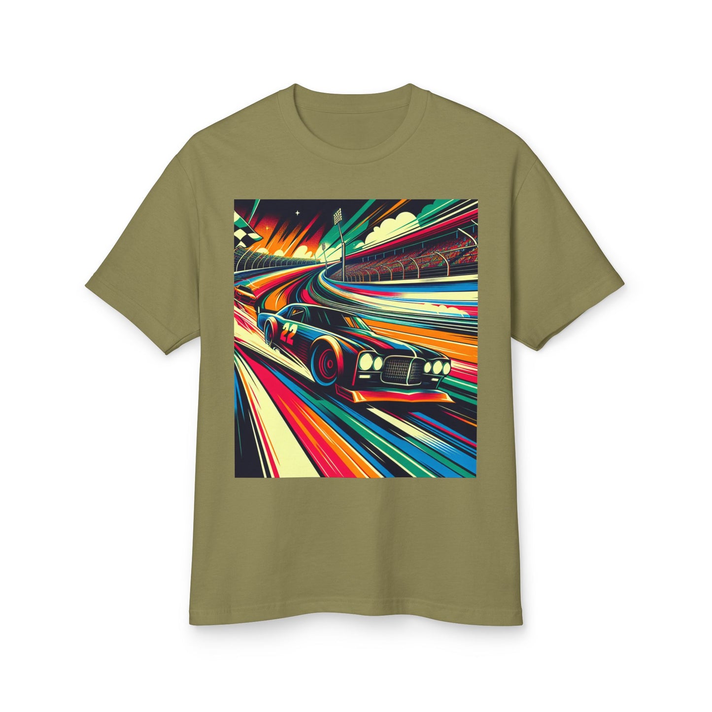 Nascar Heavyweight Tee - Unisex Garment-Dyed Shirt