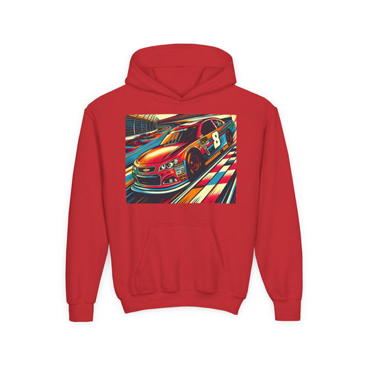 Nascar 8 Youth Hoodie - Heavy Blend Sweatshirt