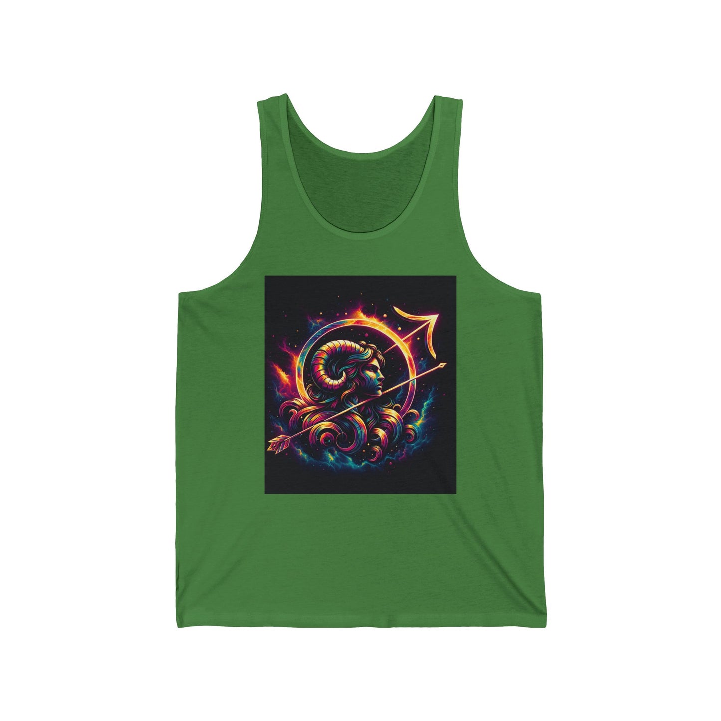 Sagittarius  Unisex Jersey Tank Top - Perfect for Festivals & Casual Wear