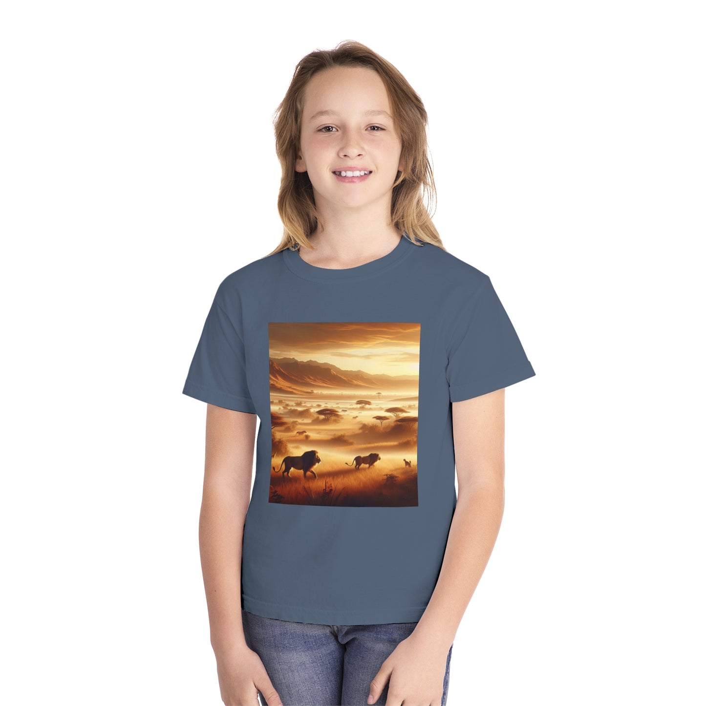 Lions Youth Midweight Tee