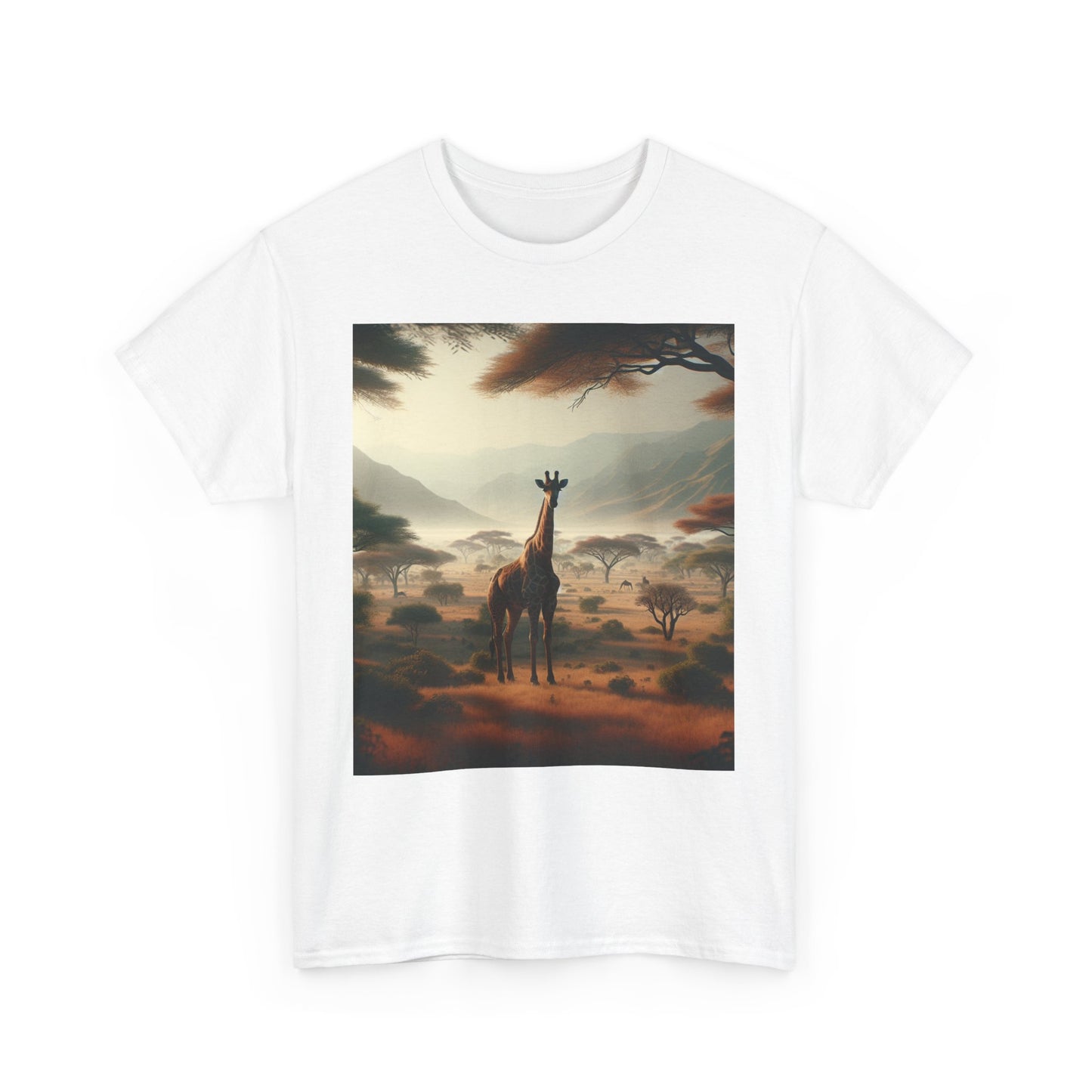 Giraffes Women's Heavy Cotton Tee