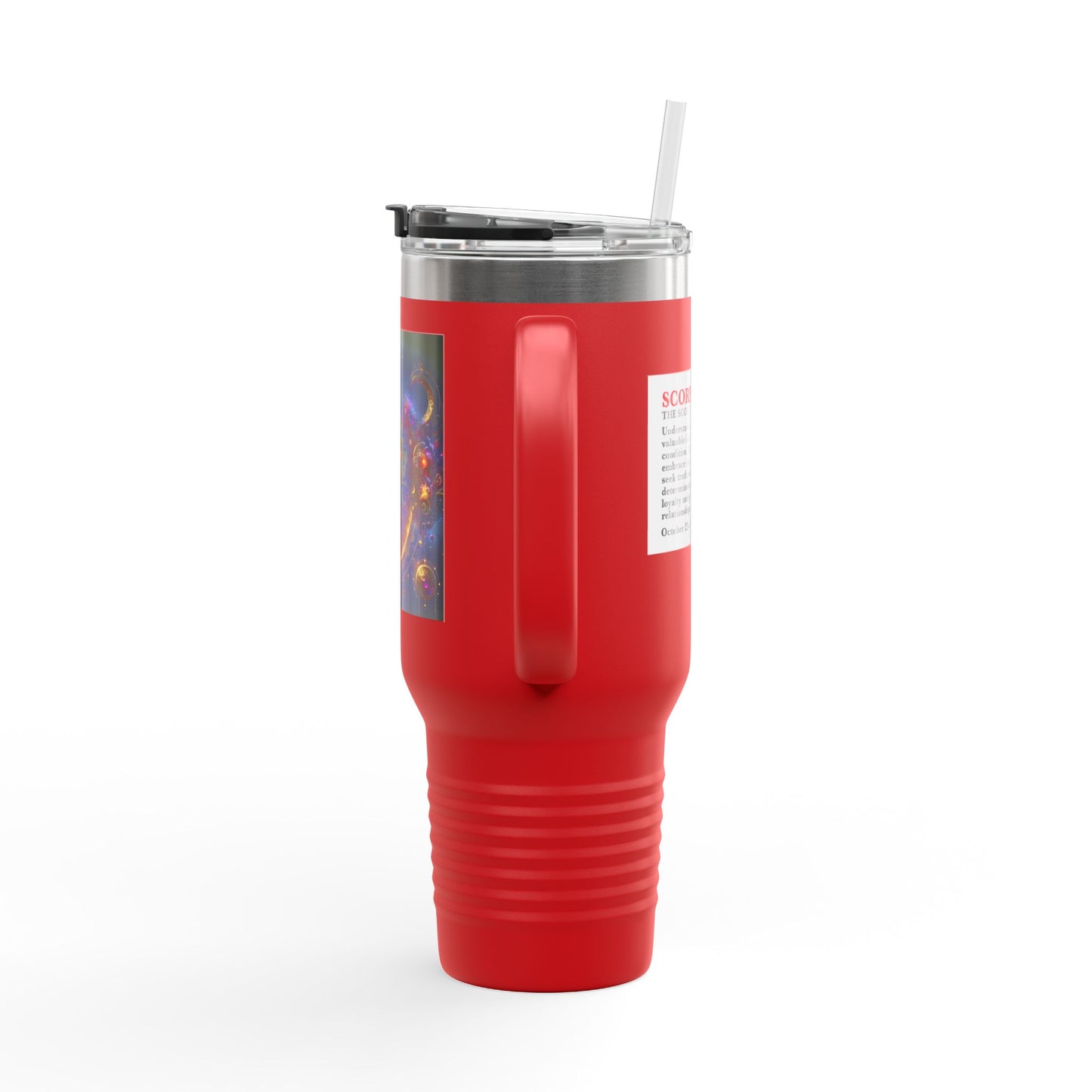 Scorpio Insulated Travel Mug, 40oz, Perfect for Zodiac Fans, Coffee, Tea, Water