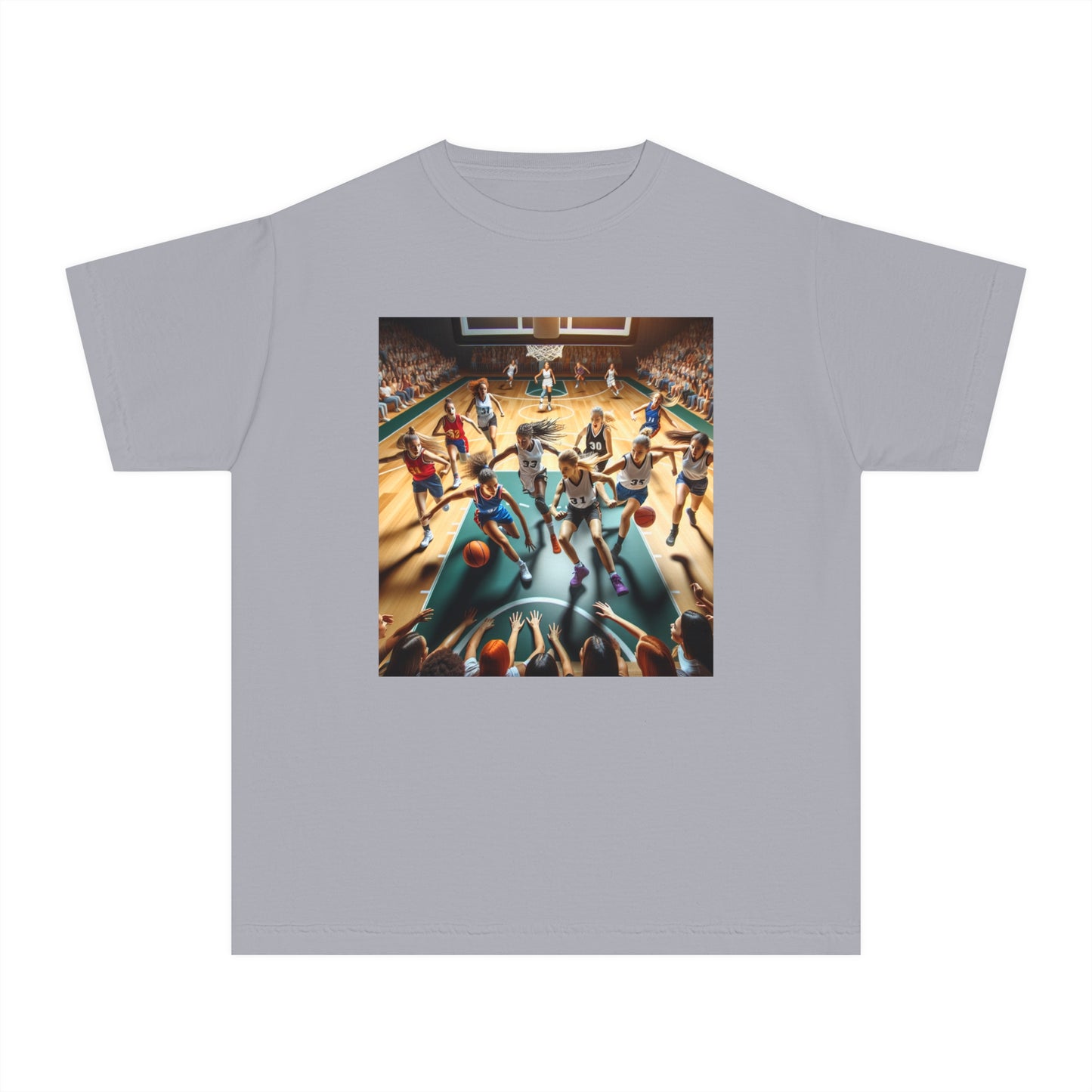 Basketball Youth Midweight Tee