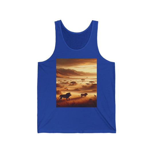 Lions Unisex Jersey Tank Top - Perfect for Festivals & Casual Wear
