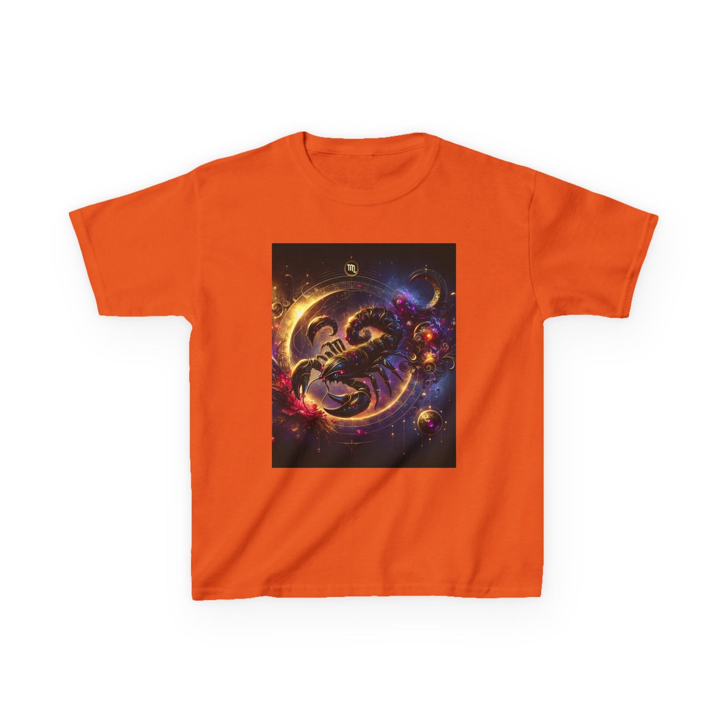 Scorpio  Horoscope Kids Tee - Cosmic Zodiac T-Shirt for Astrology Lovers, Birthday Gift, Everyday Wear, Reference Guide, Unique Design