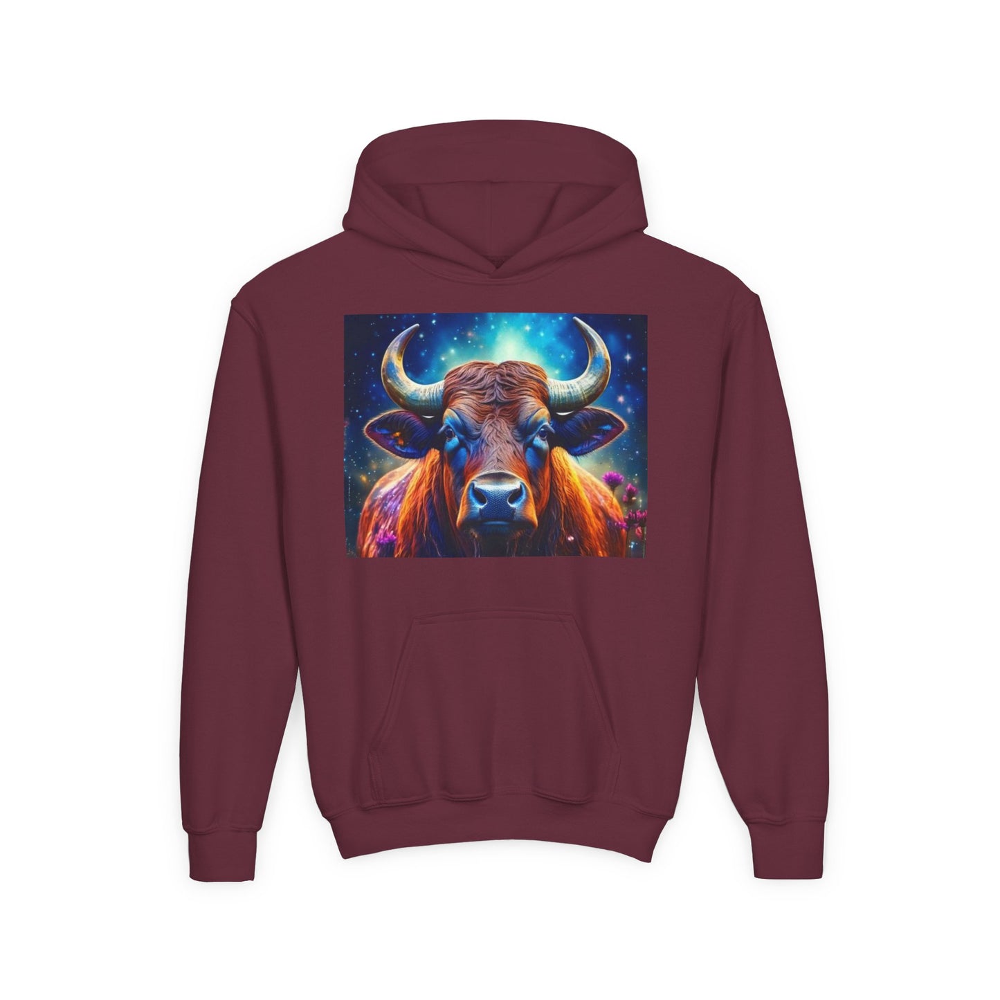 Taurus Youth Hoodie - Heavy Blend Sweatshirt