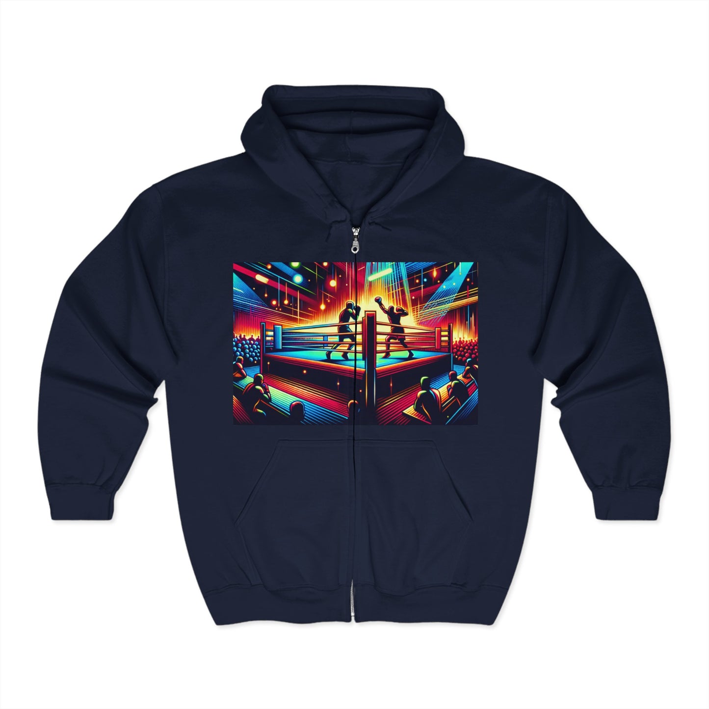 Boxing Unisex Heavy Blend™ Full Zip Hooded Sweatshirt