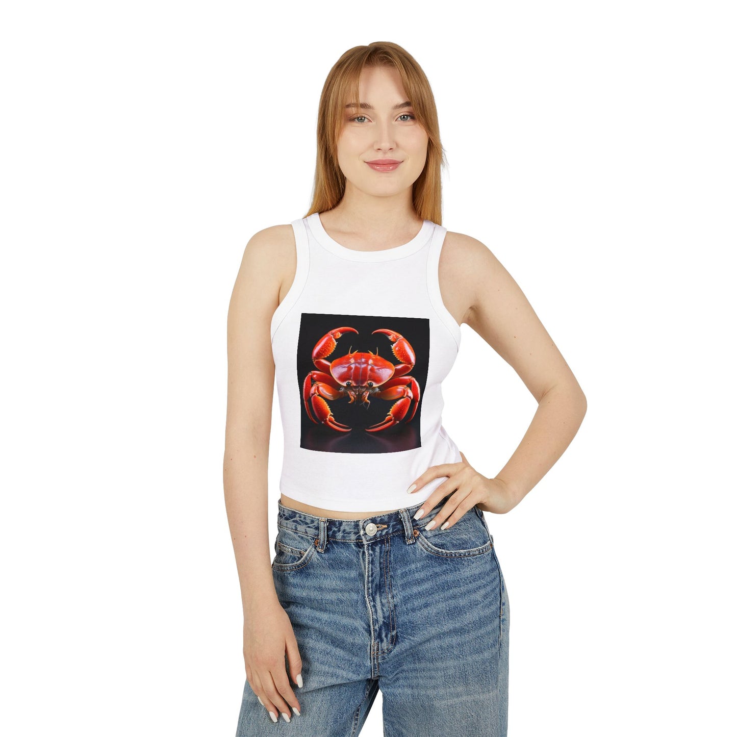 Cancer Women's Micro Rib Racer Tank Top
