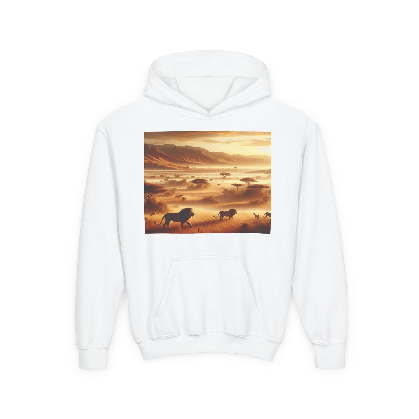 Lions Youth Hoodie - Heavy Blend Sweatshirt