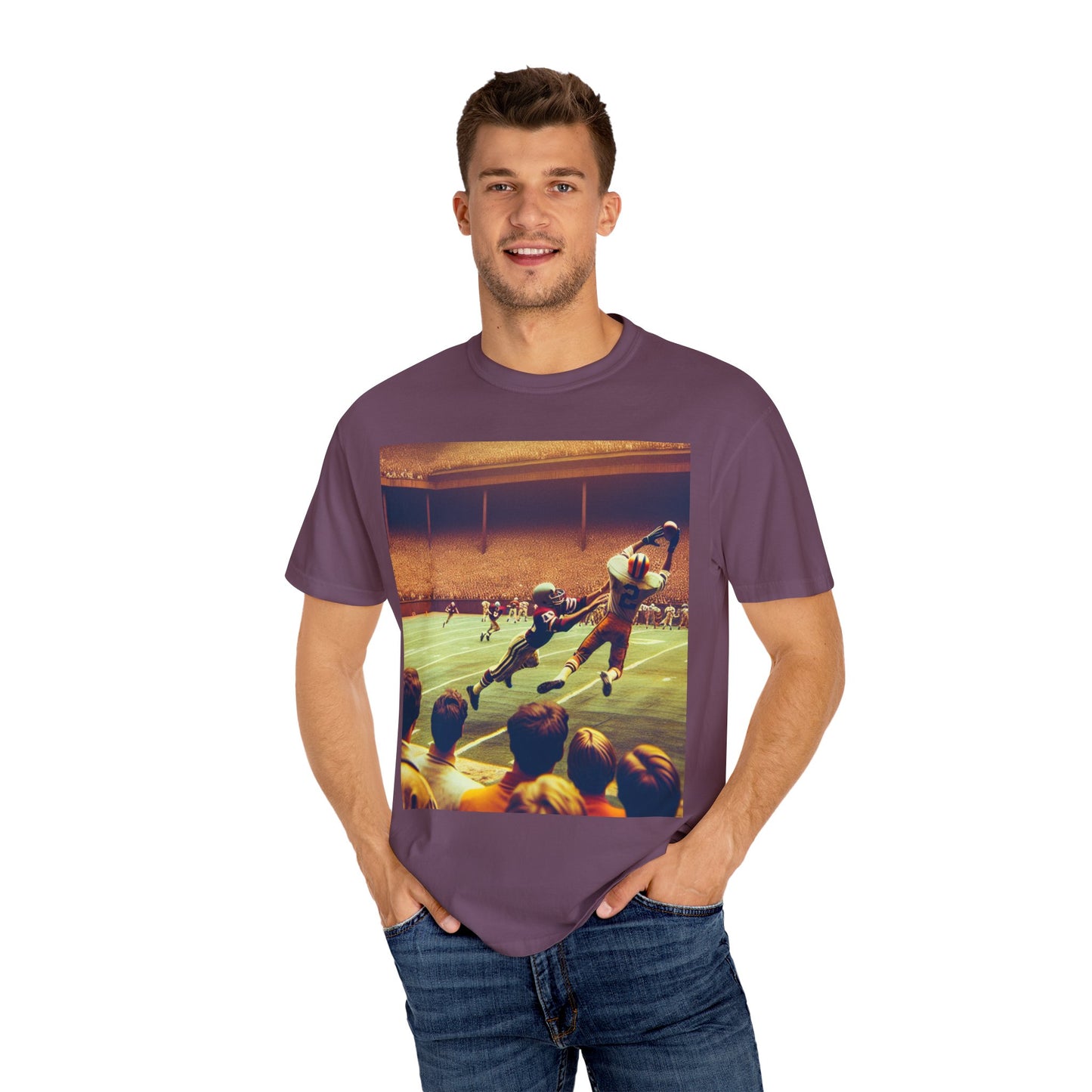 Vintage Football Unisex T-shirt, Retro Sports Tee, Fitness Apparel, Game Day Wear, Festival Outfit