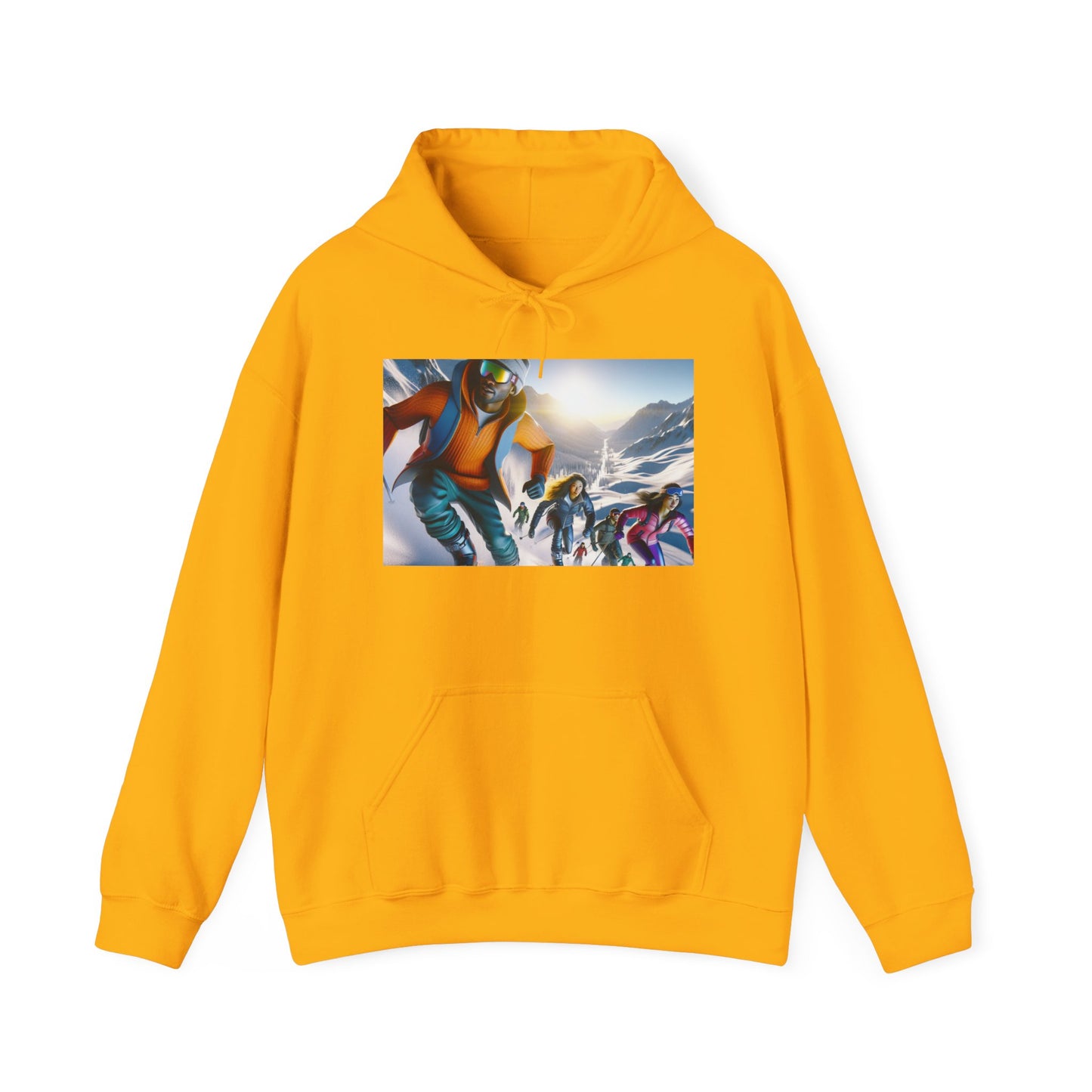 Skiing Unisex Hoodie - Sports Team Vibes