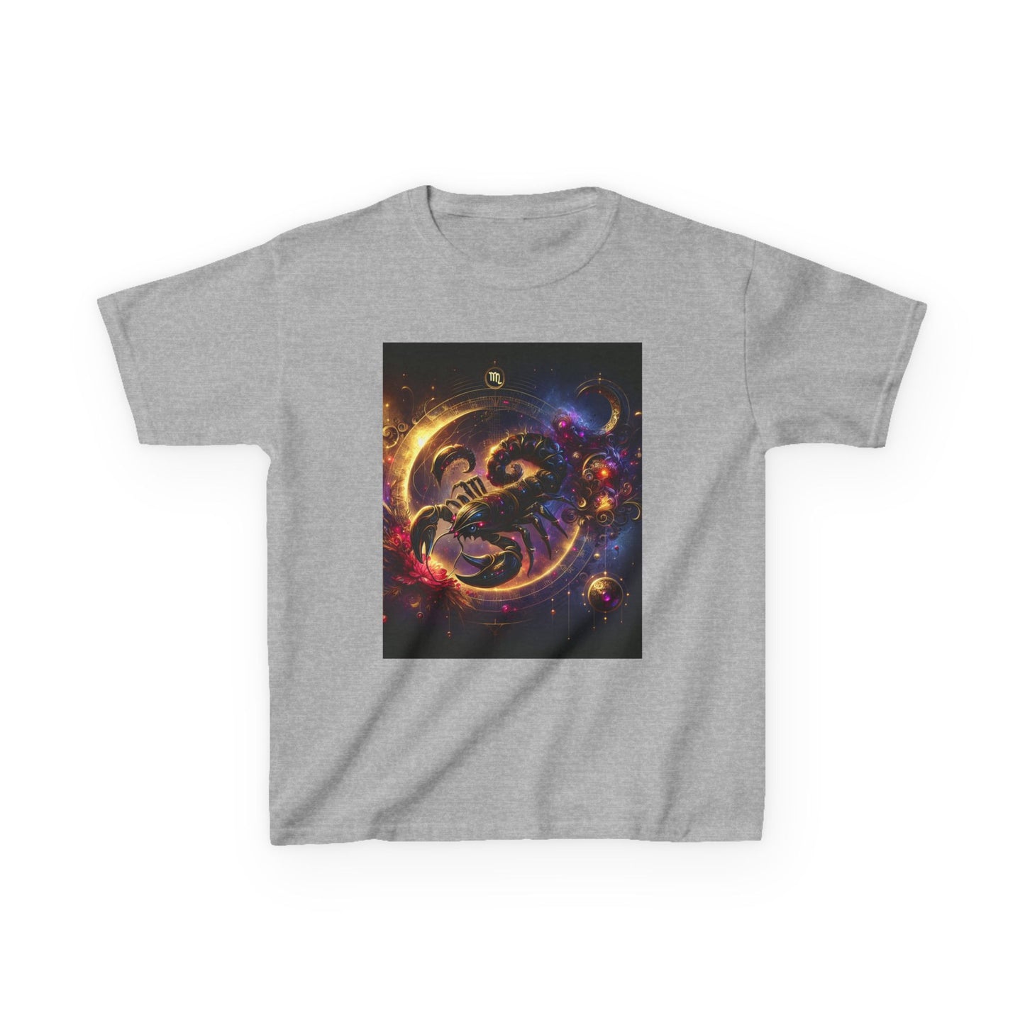 Scorpio  Horoscope Kids Tee - Cosmic Zodiac T-Shirt for Astrology Lovers, Birthday Gift, Everyday Wear, Reference Guide, Unique Design