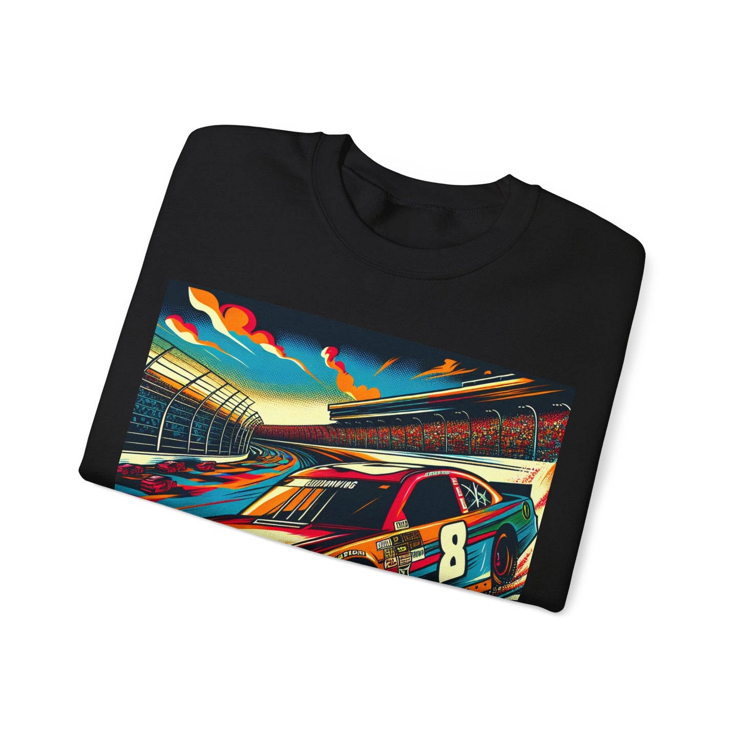 Race Car Crewneck Sweatshirt | Racing Apparel, Unisex Sweatshirt, Nascar Gift, Motorsports Clothing, Car Enthusiasts Sweatshirt