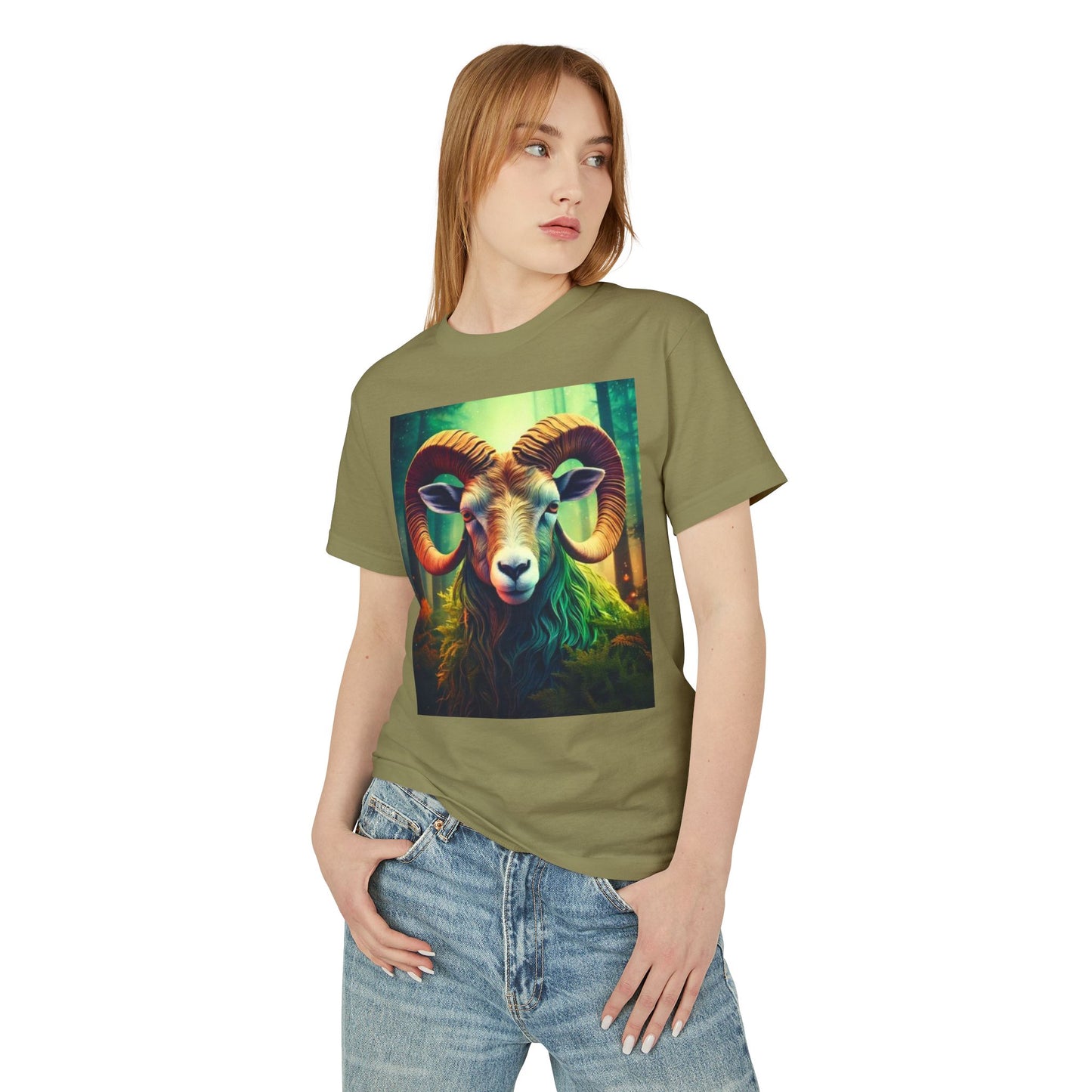 Aries Heavyweight Tee - Unisex Garment-Dyed Shirt