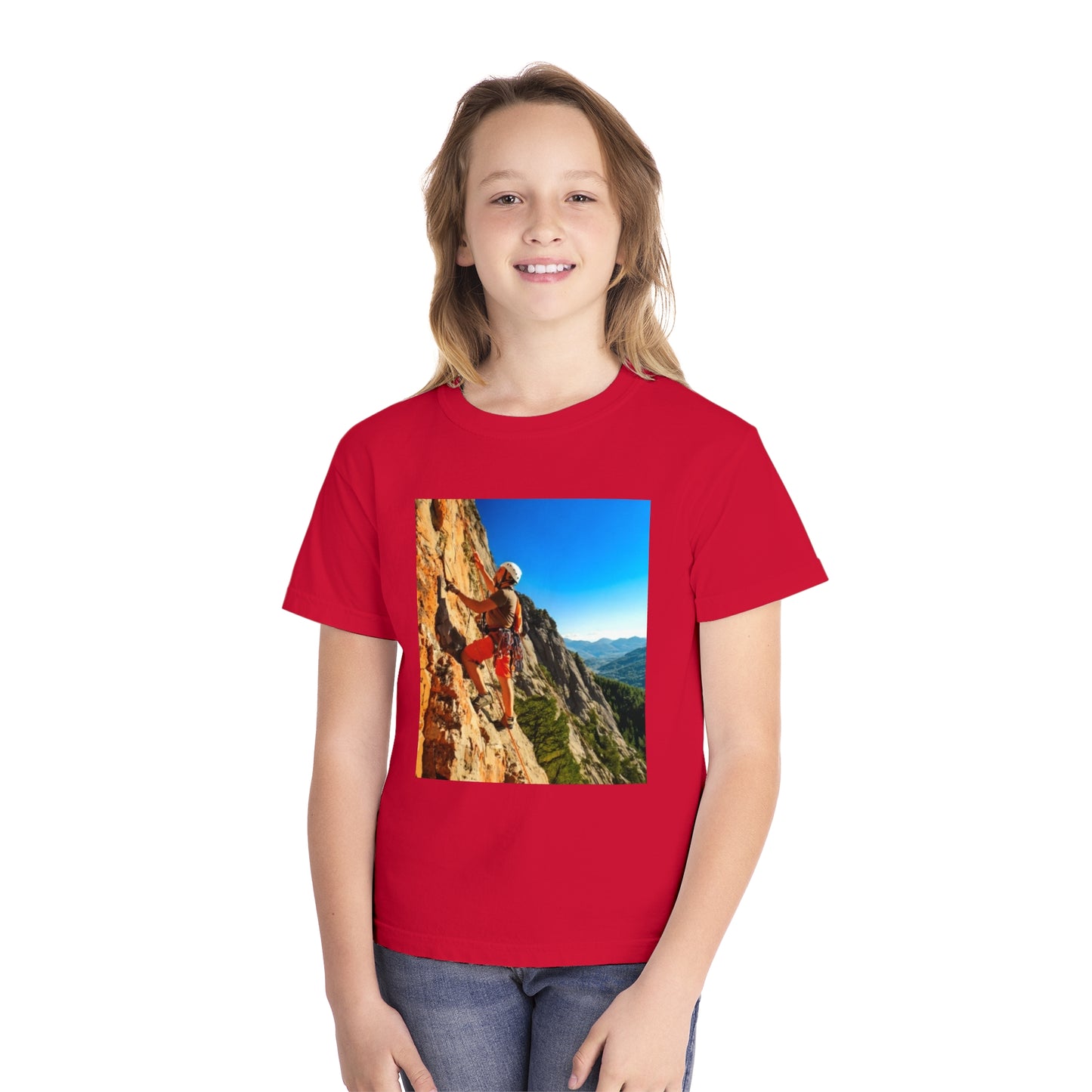 Rock Climbing Youth Midweight Tee