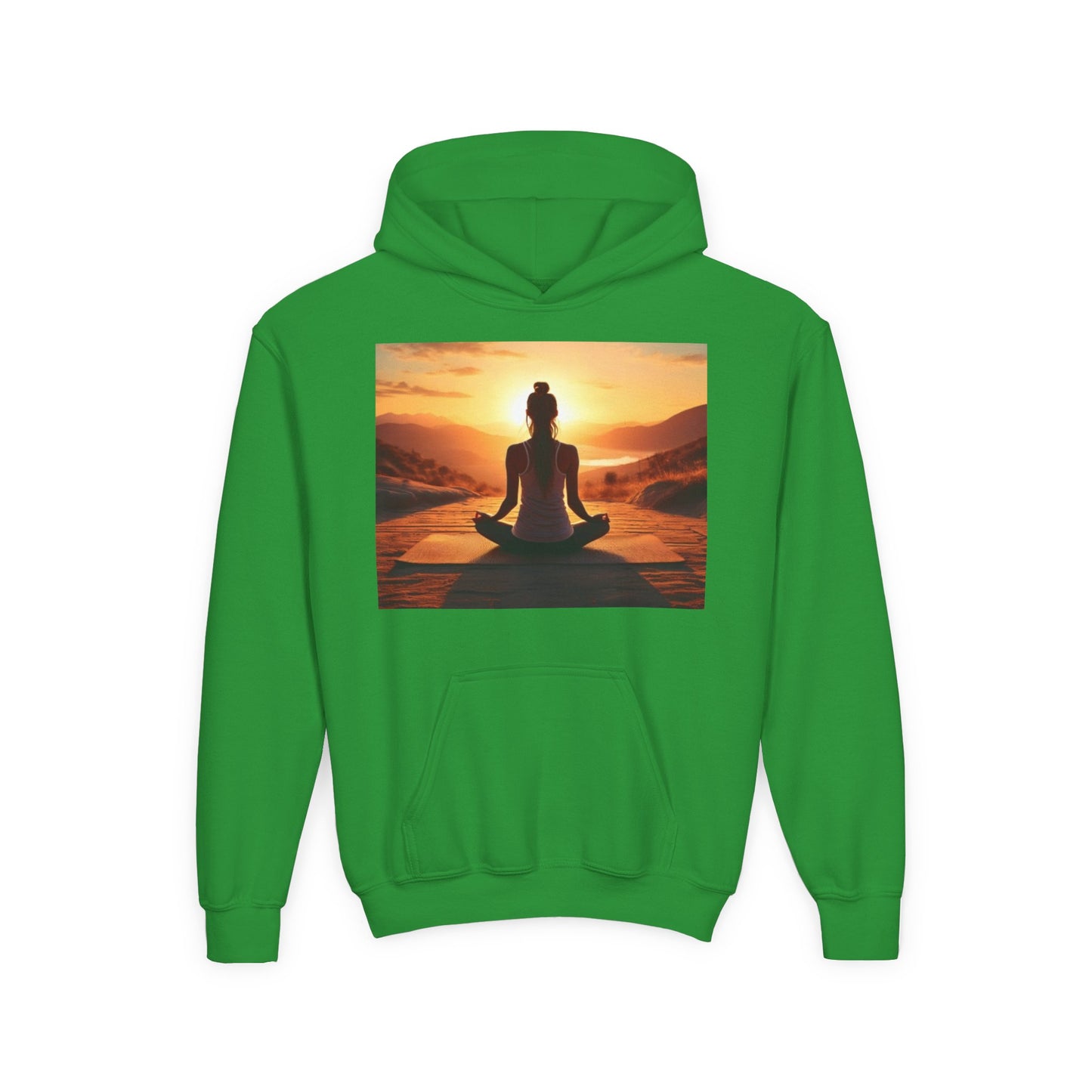 Yoga Youth Hoodie - Heavy Blend Sweatshirt